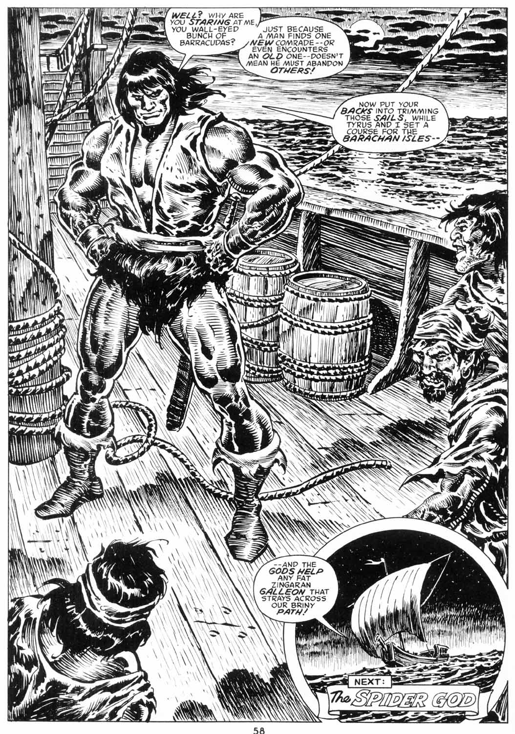 Read online The Savage Sword Of Conan comic -  Issue #206 - 59