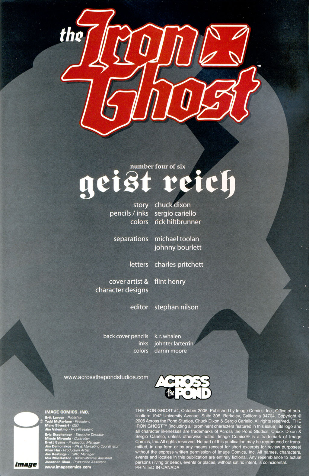 Read online Iron Ghost comic -  Issue #4 - 3