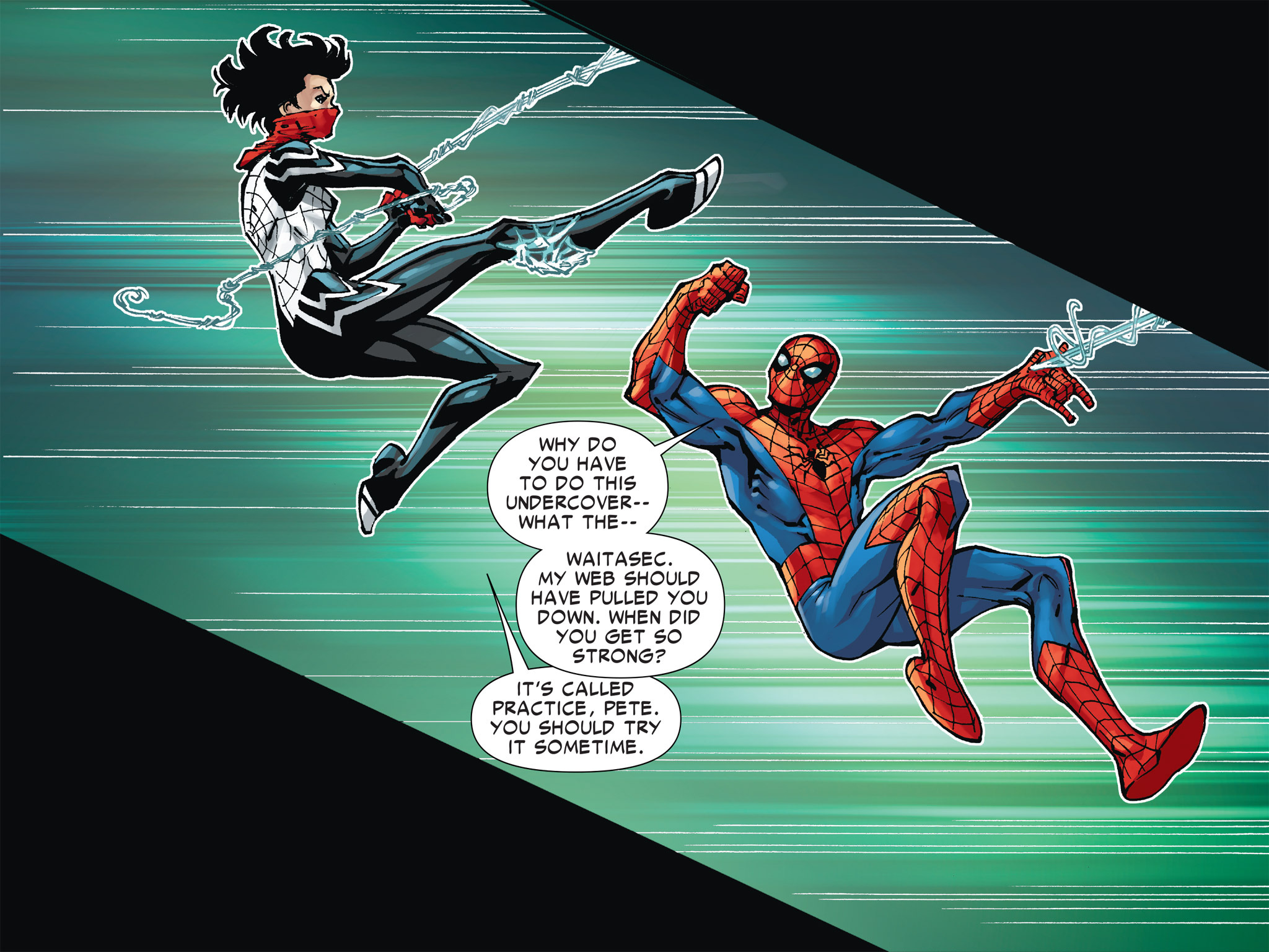 Read online The Amazing Spider-Man & Silk: The Spider(fly) Effect (Infinite Comics) comic -  Issue #1 - 13