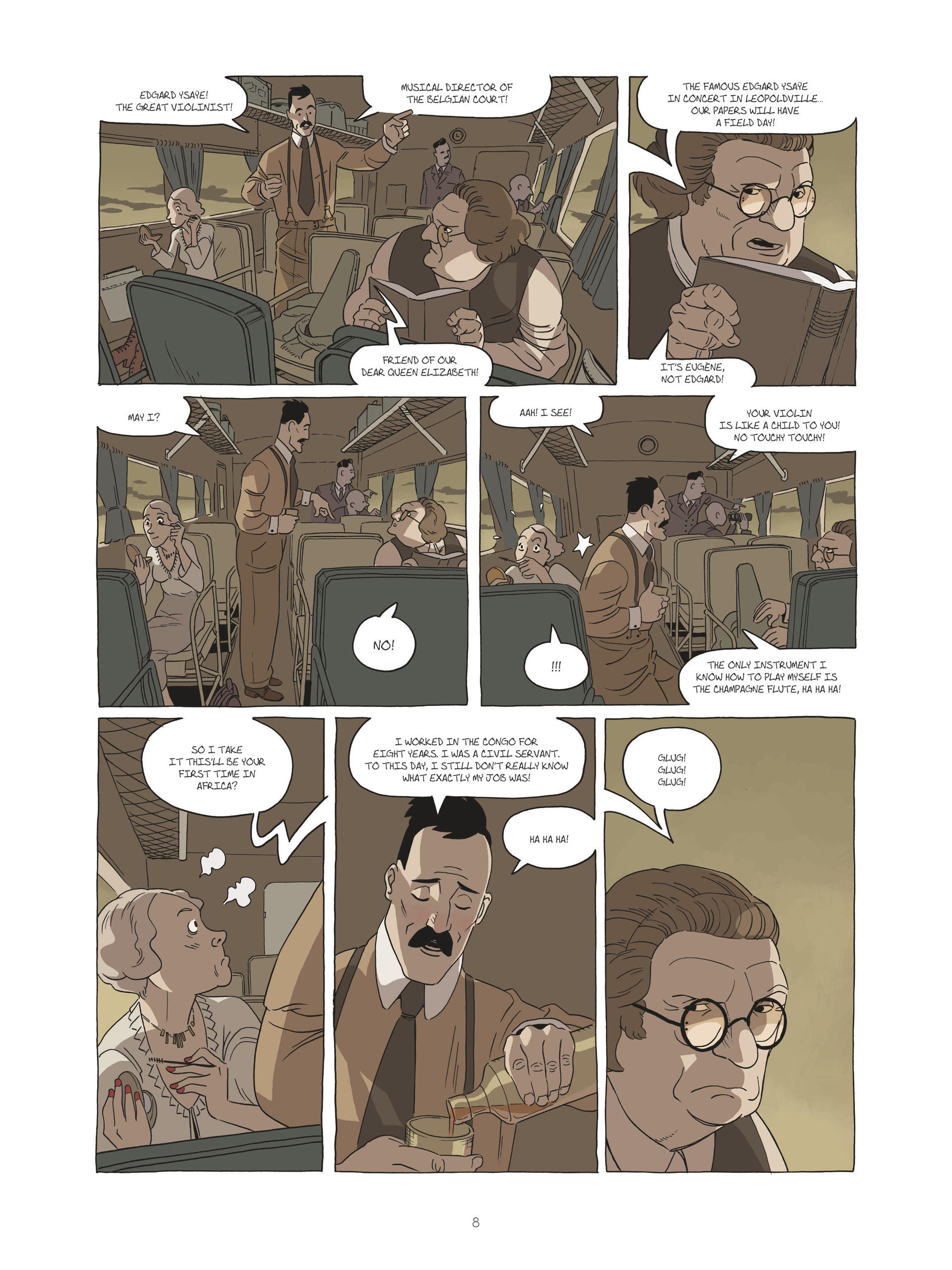 Read online Zidrou-Beuchot's African Trilogy comic -  Issue # TPB 2 - 8