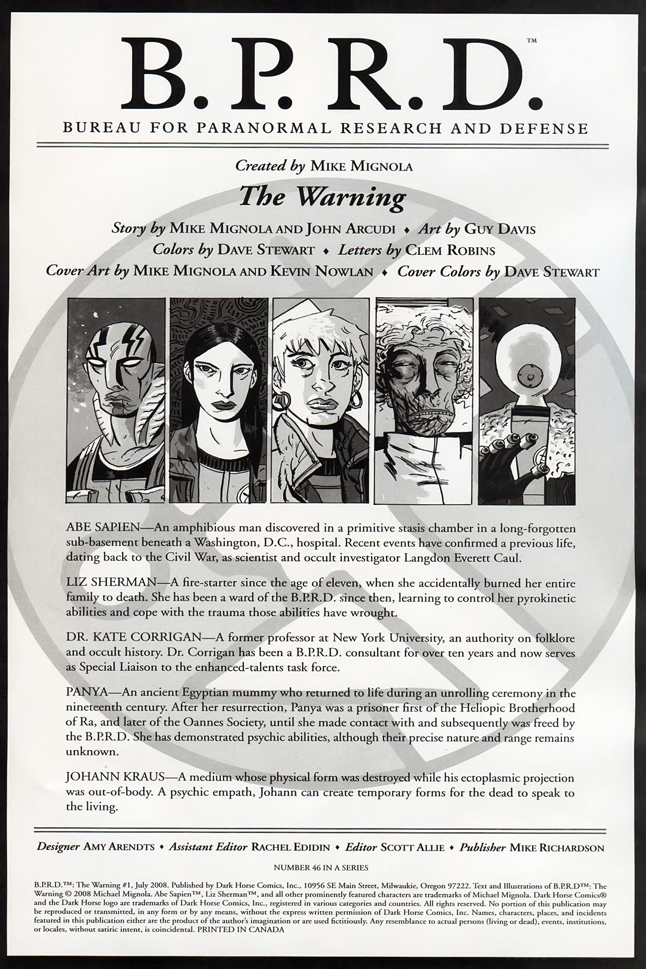 Read online B.P.R.D.: The Warning comic -  Issue #1 - 2