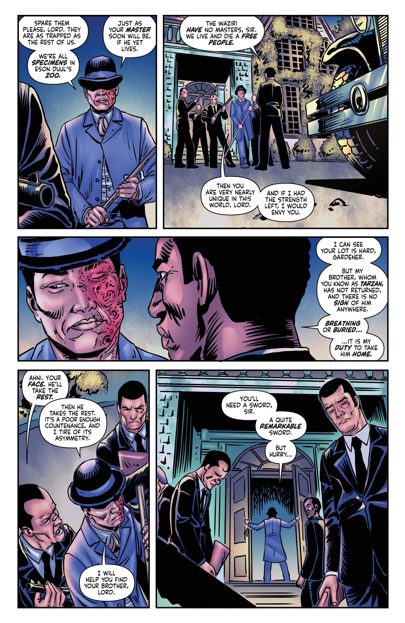 Read online Red Sonja/Tarzan comic -  Issue #5 - 9