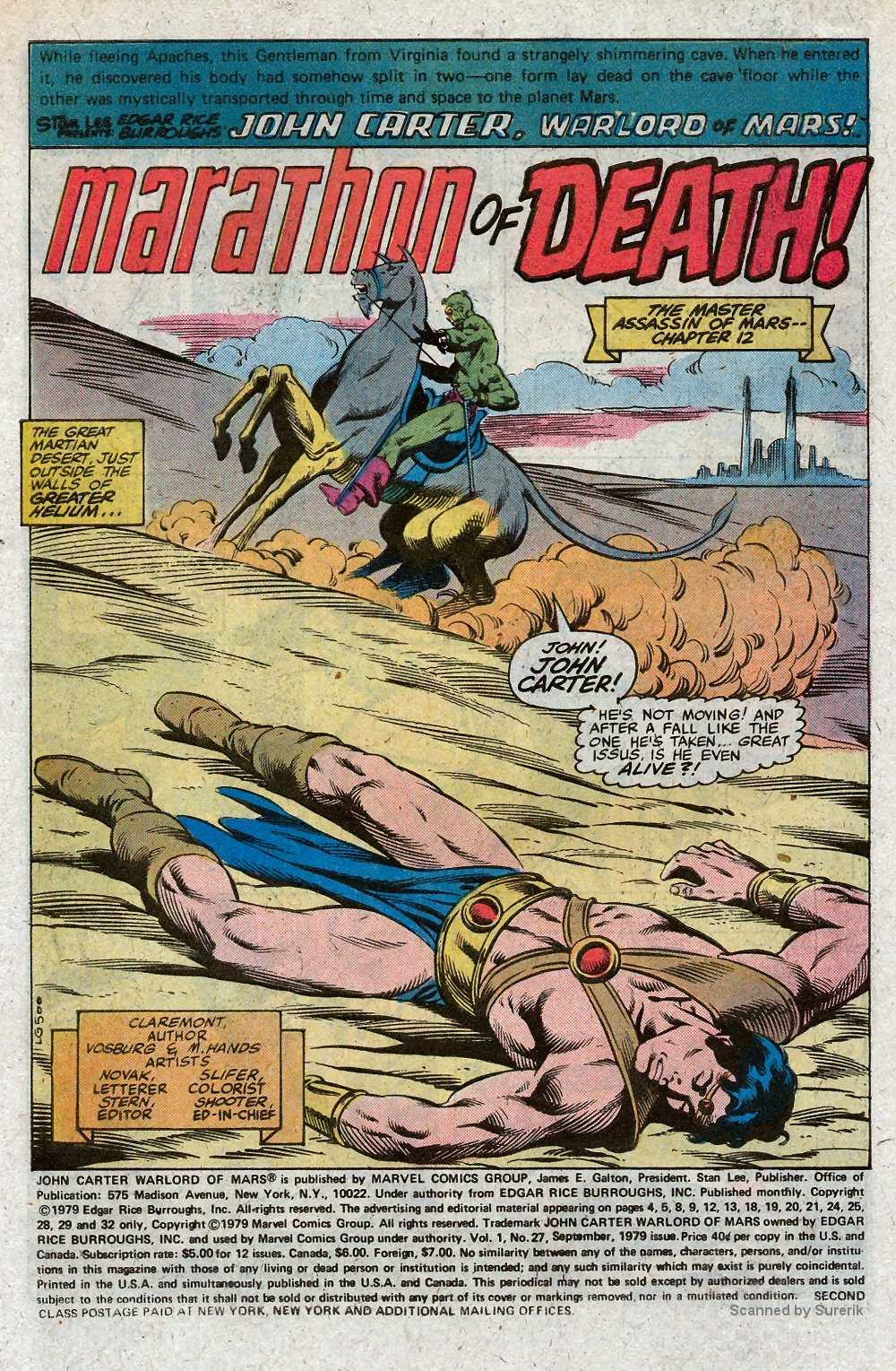 Read online John Carter Warlord of Mars comic -  Issue #27 - 3