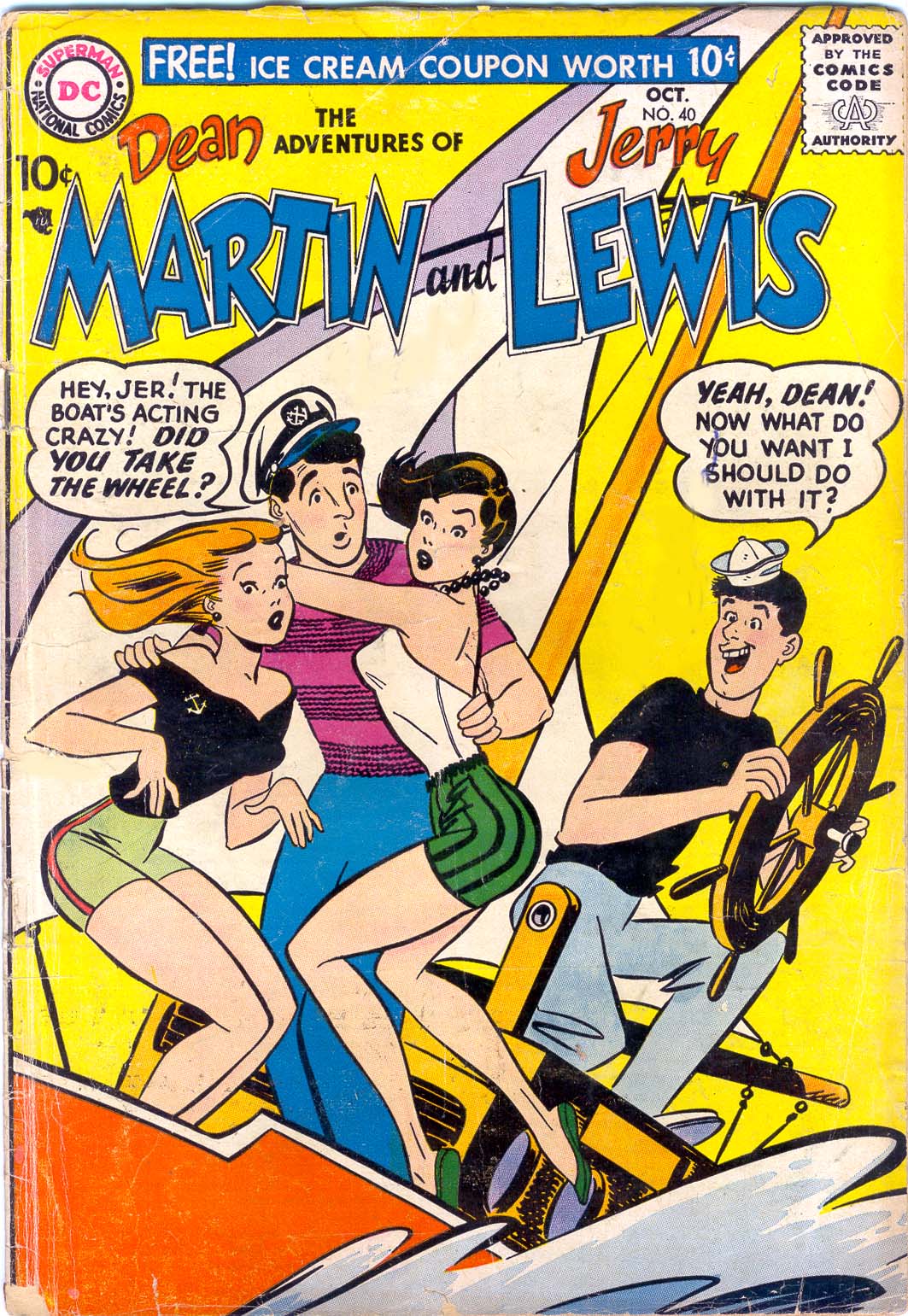 Read online The Adventures of Dean Martin and Jerry Lewis comic -  Issue #40 - 1