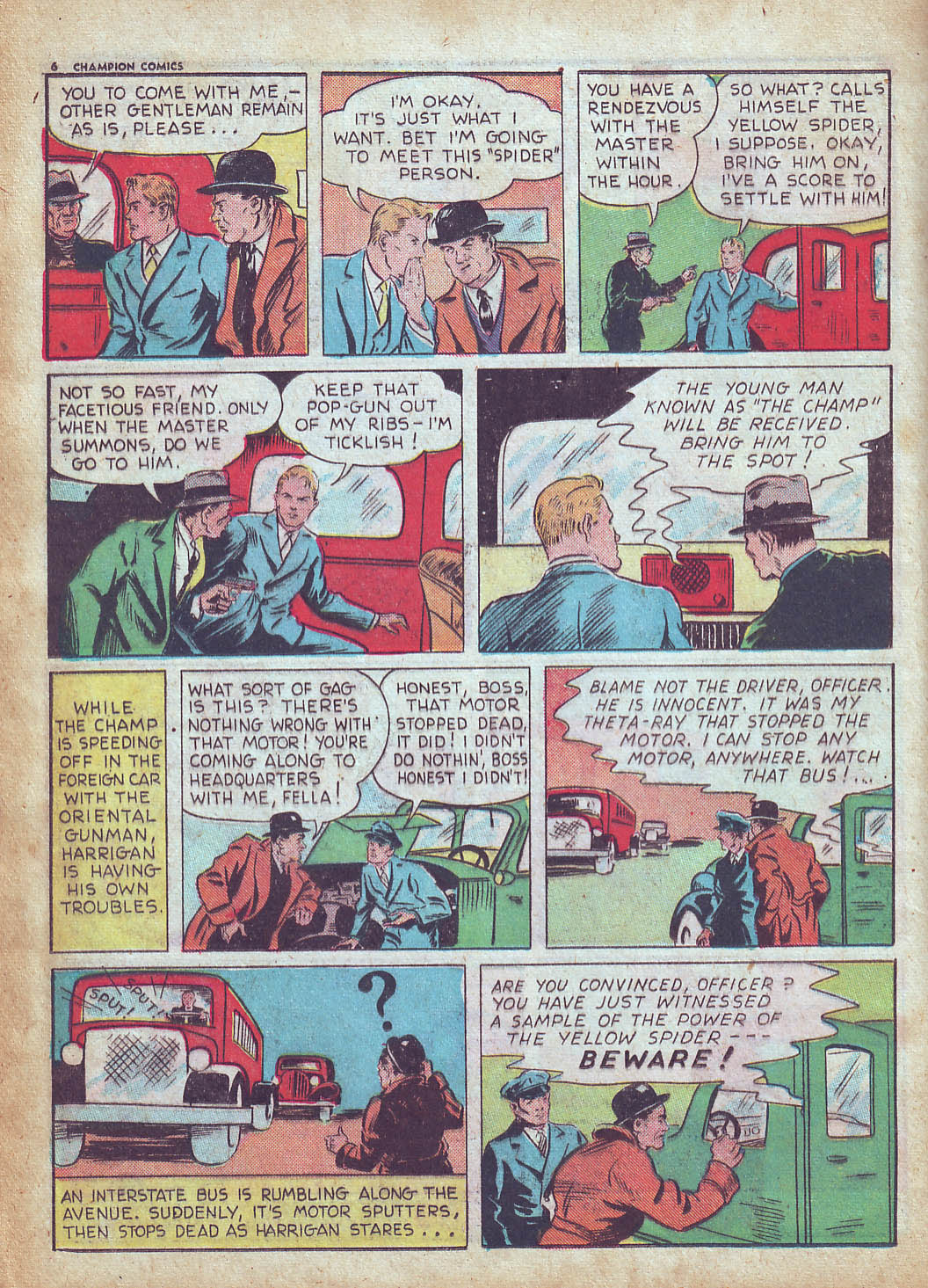 Read online Champion Comics comic -  Issue #4 - 8