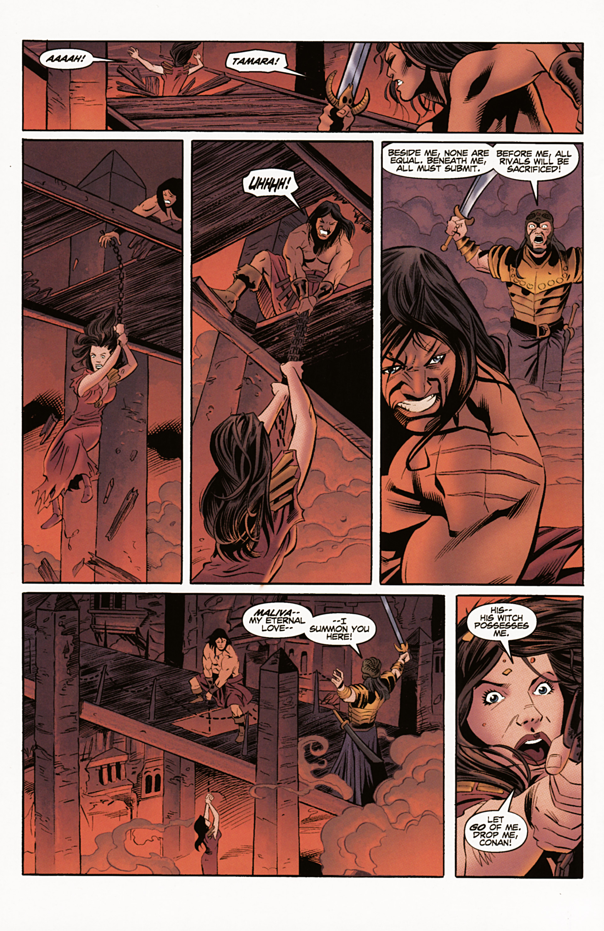 Read online Conan the Barbarian: The Mask of Acheron comic -  Issue # Full - 51