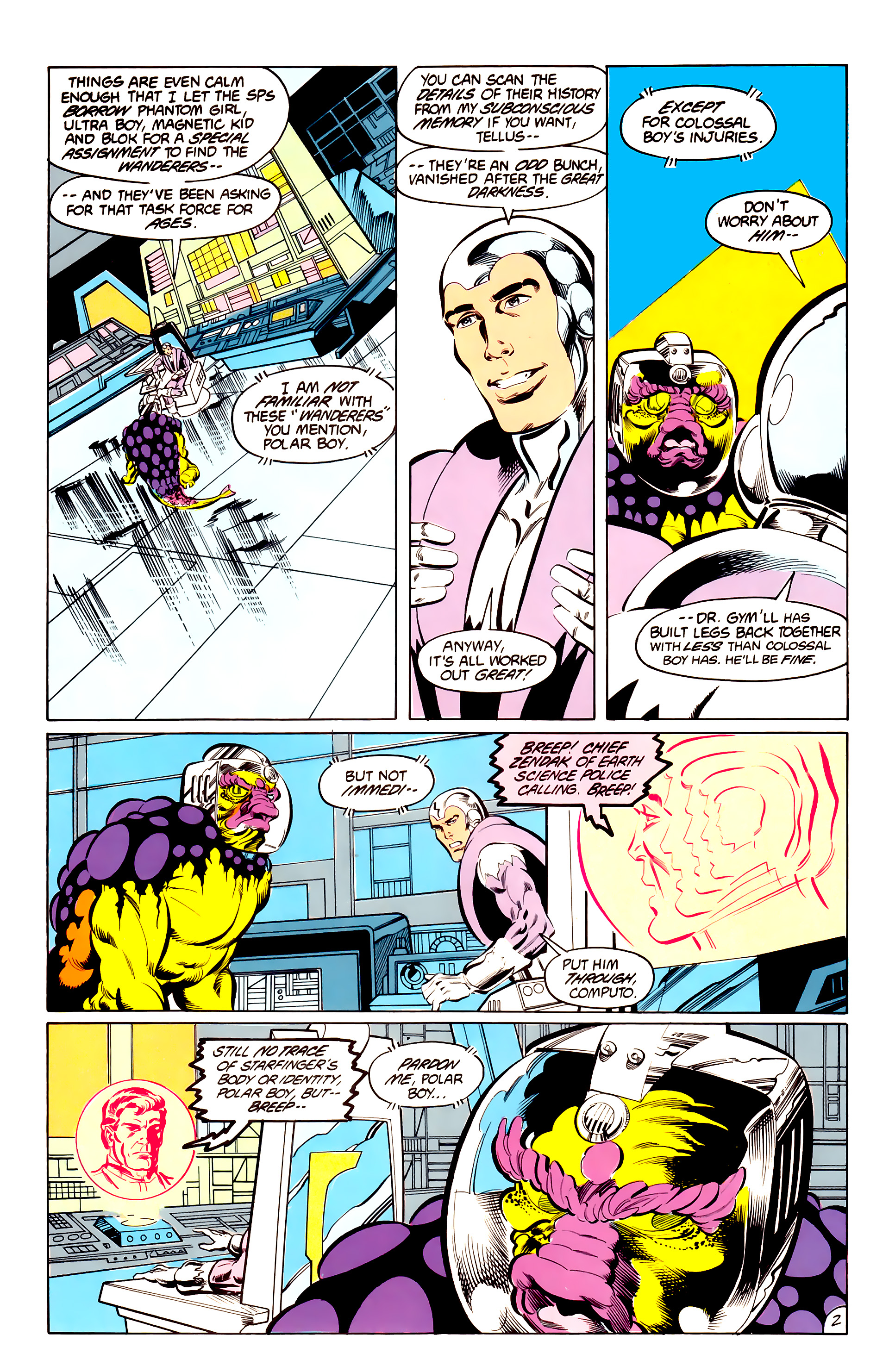 Read online Legion of Super-Heroes (1984) comic -  Issue #42 - 3