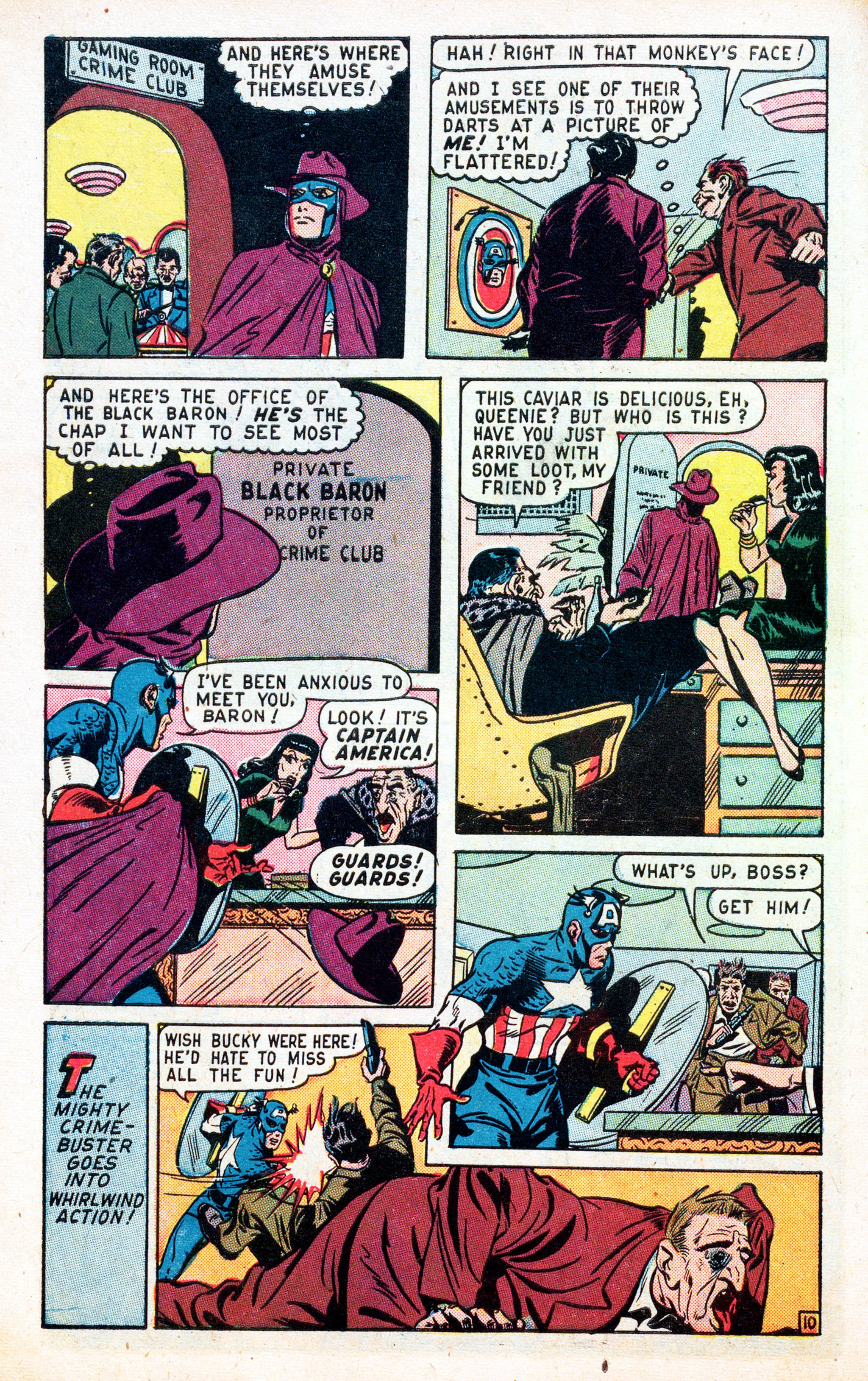 Read online Captain America Comics comic -  Issue #62 - 12