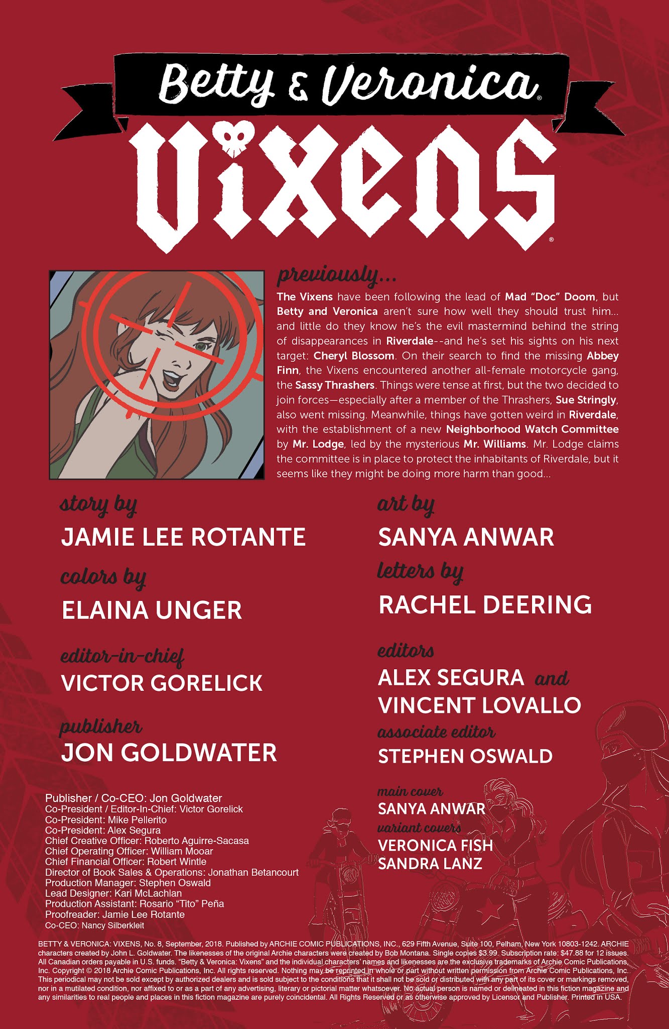 Read online Betty & Veronica: Vixens comic -  Issue #8 - 2
