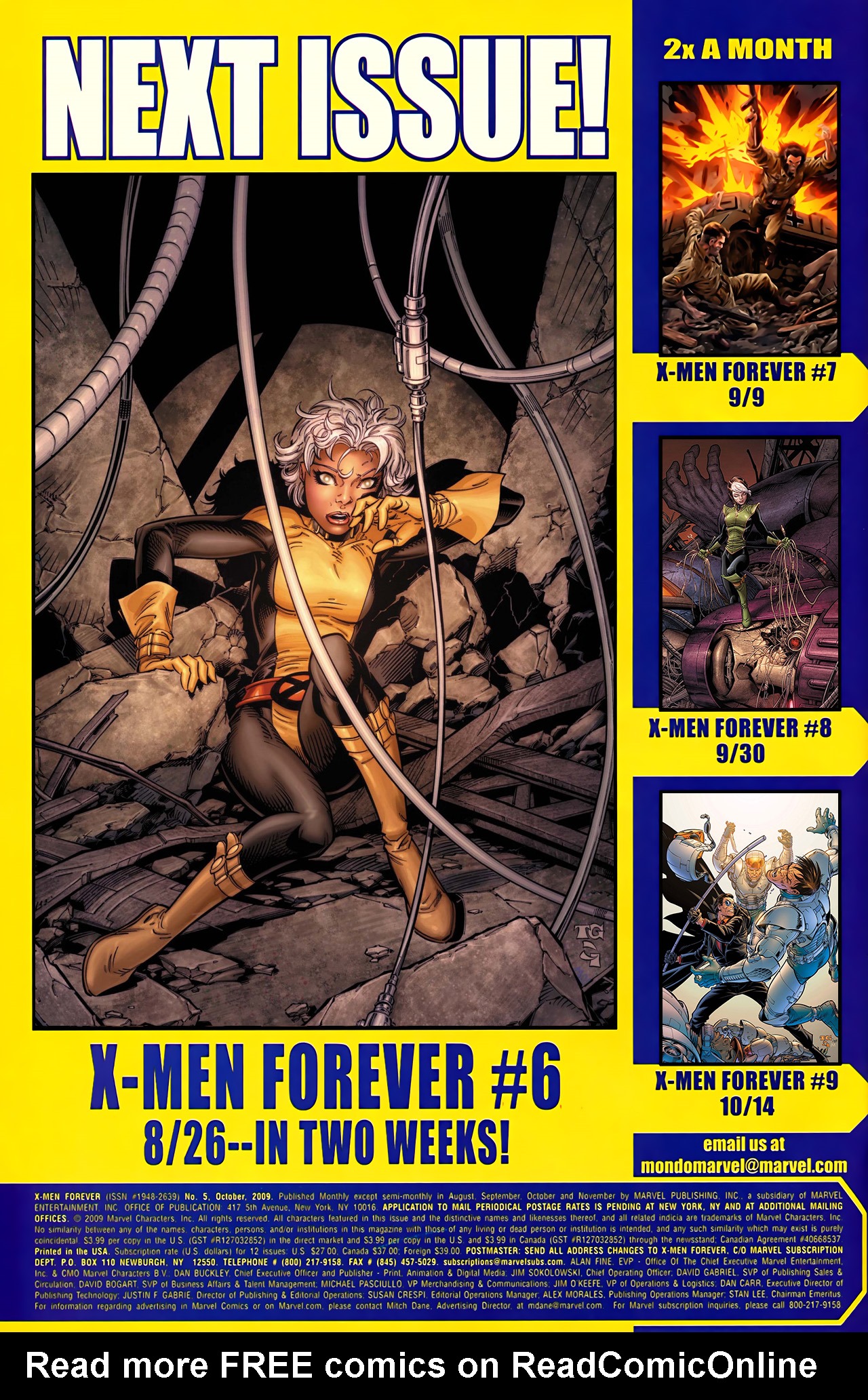 Read online X-Men Forever (2009) comic -  Issue #5 - 26