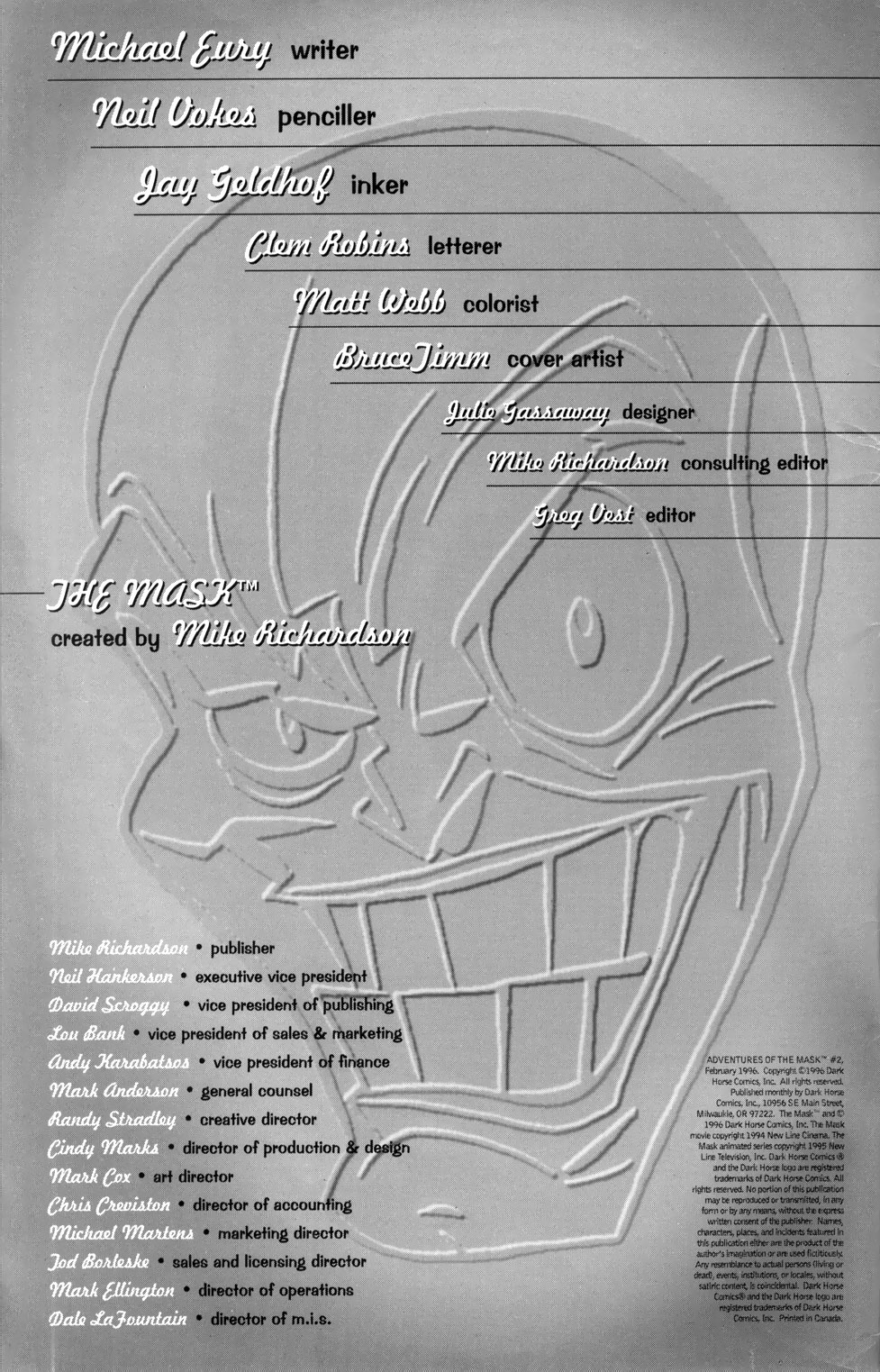 Read online Adventures Of The Mask comic -  Issue #2 - 2