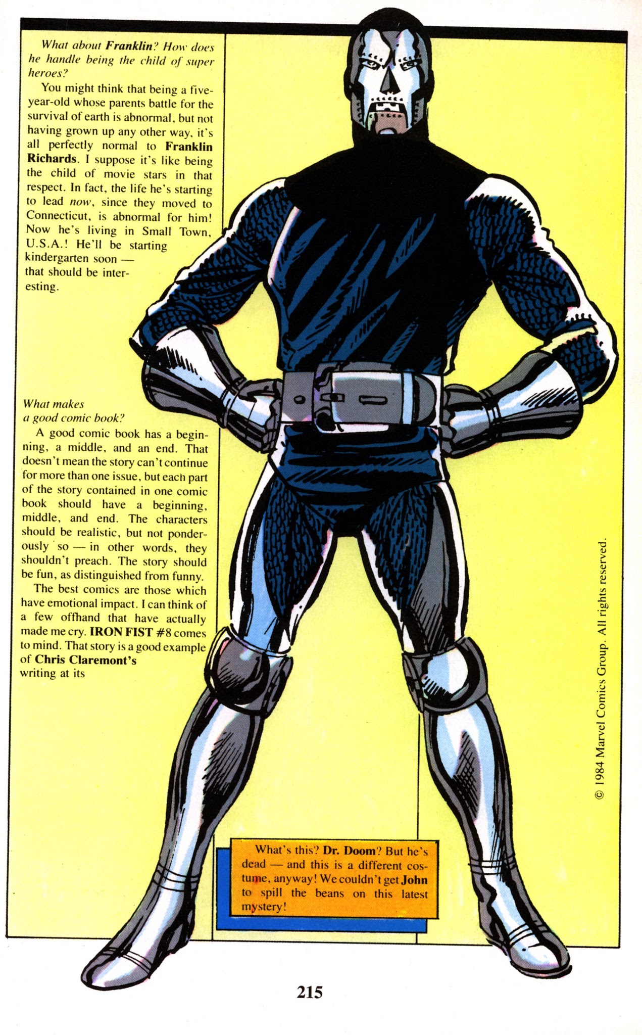 Read online Fantastic Four Visionaries: John Byrne comic -  Issue # TPB 8 - 215