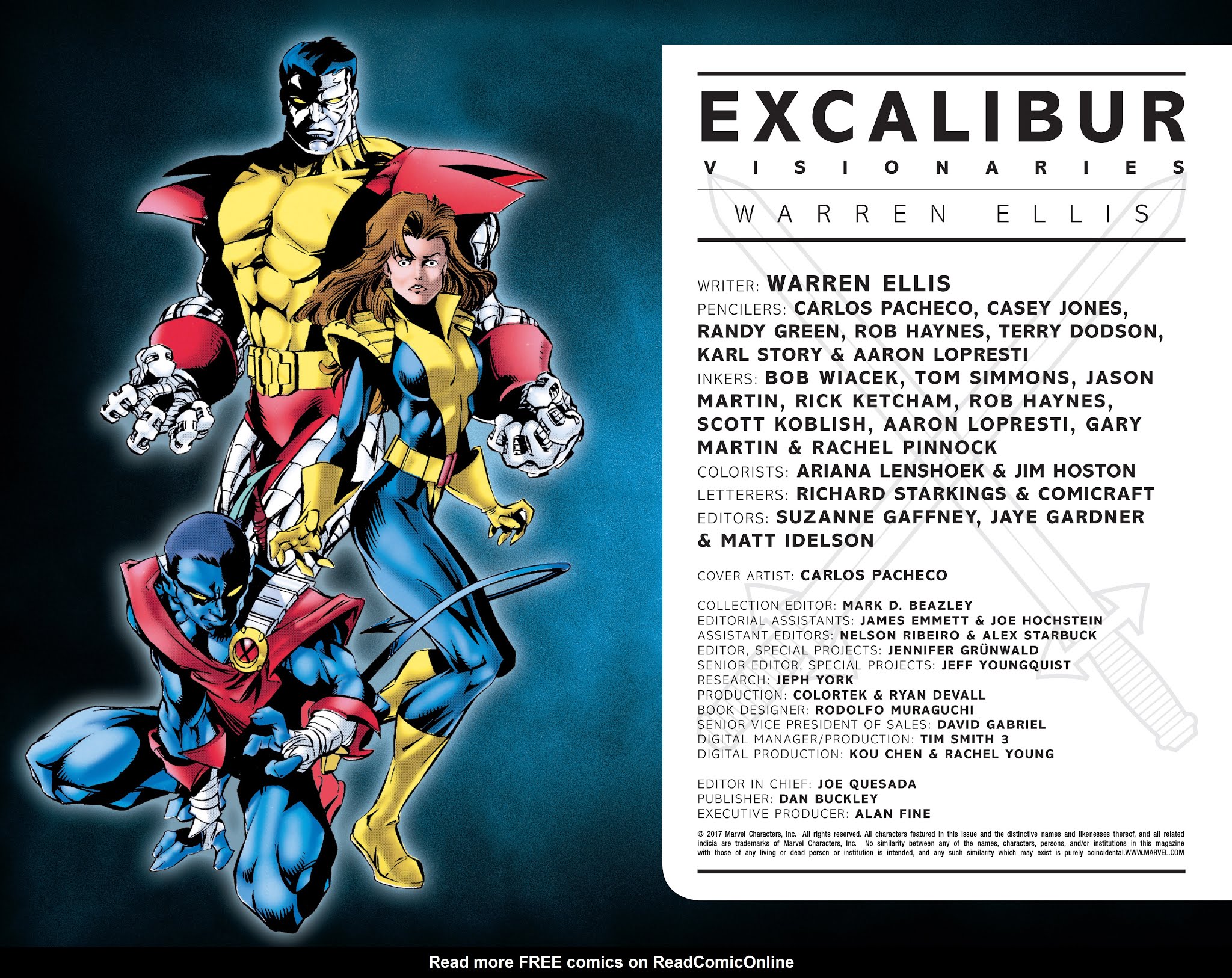 Read online Excalibur Visionaries: Warren Ellis comic -  Issue # TPB 3 (Part 1) - 3