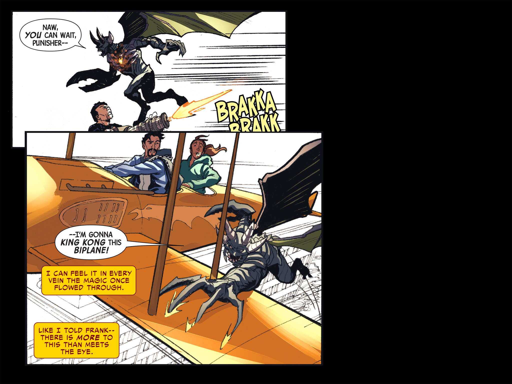Read online Doctor Strange/Punisher: Magic Bullets Infinite Comic comic -  Issue #6 - 51