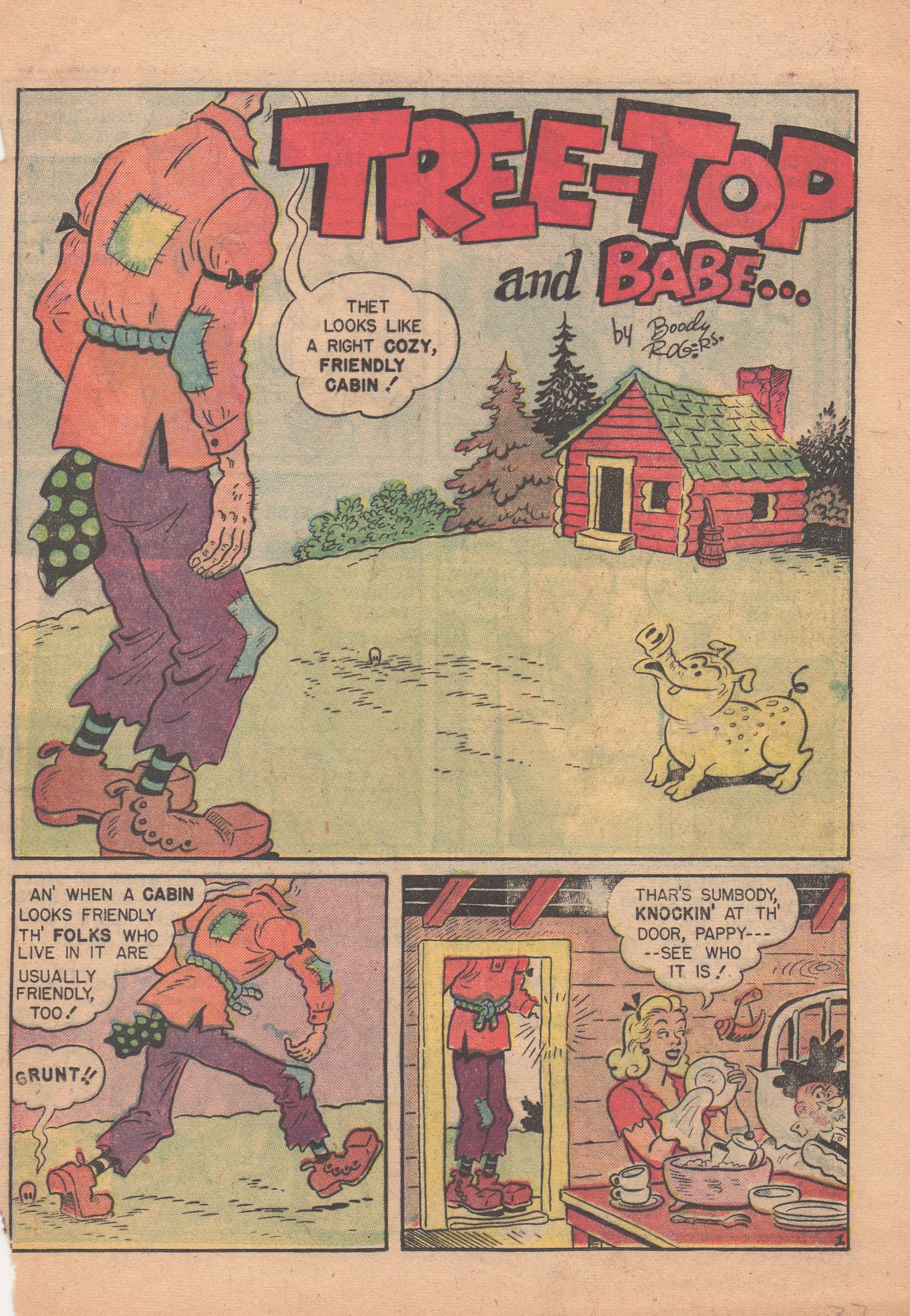 Read online Babe (1948) comic -  Issue #5 - 37