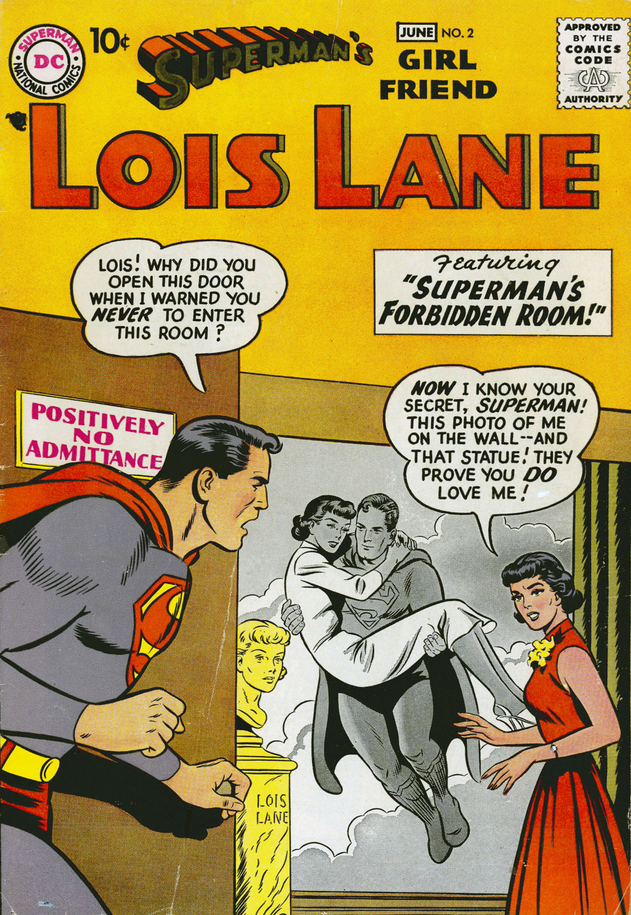 Read online Superman's Girl Friend, Lois Lane comic -  Issue #2 - 1