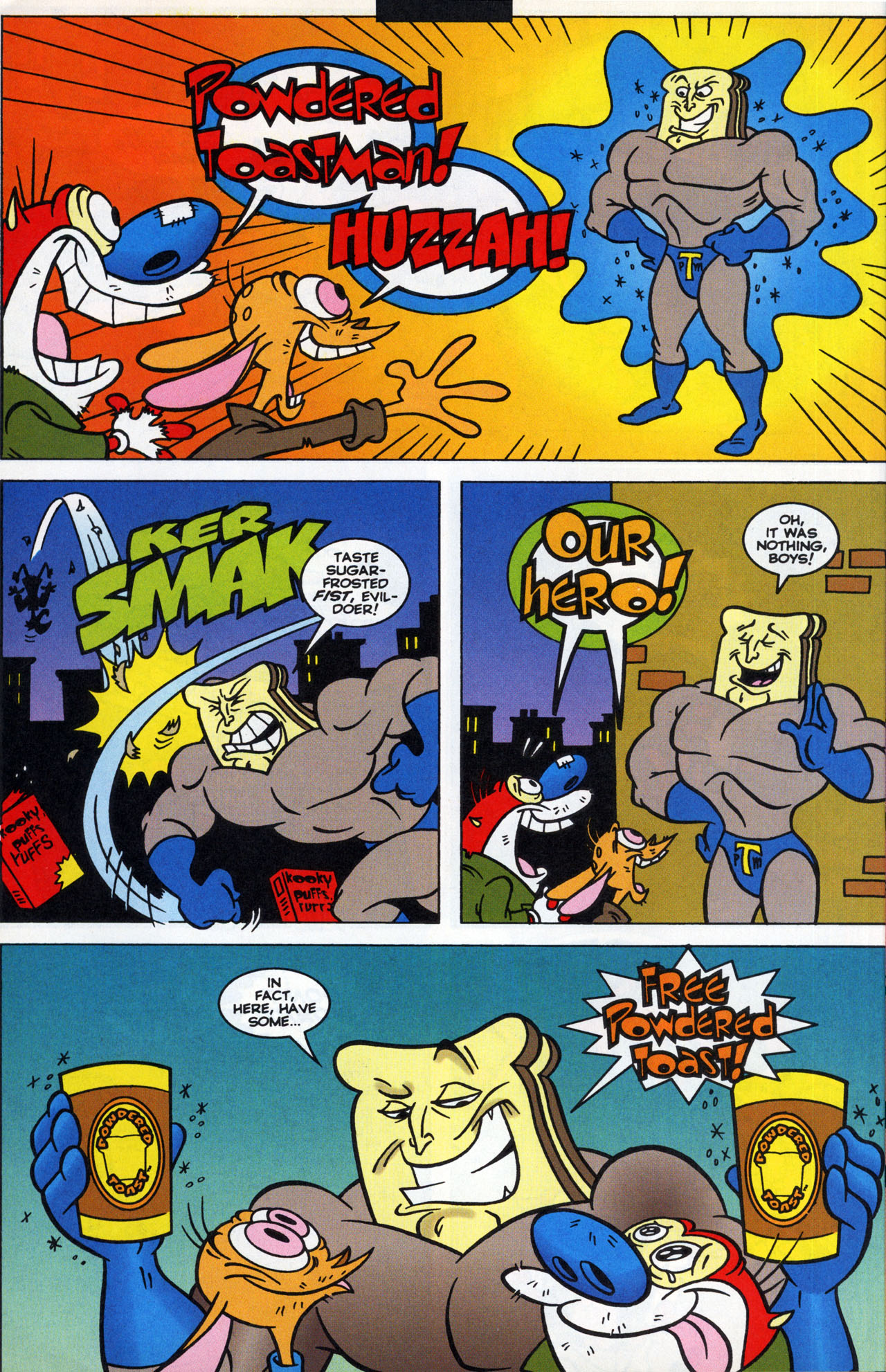 Read online The Ren & Stimpy Show Special: Powdered Toastman's Cereal Serial comic -  Issue # Full - 31
