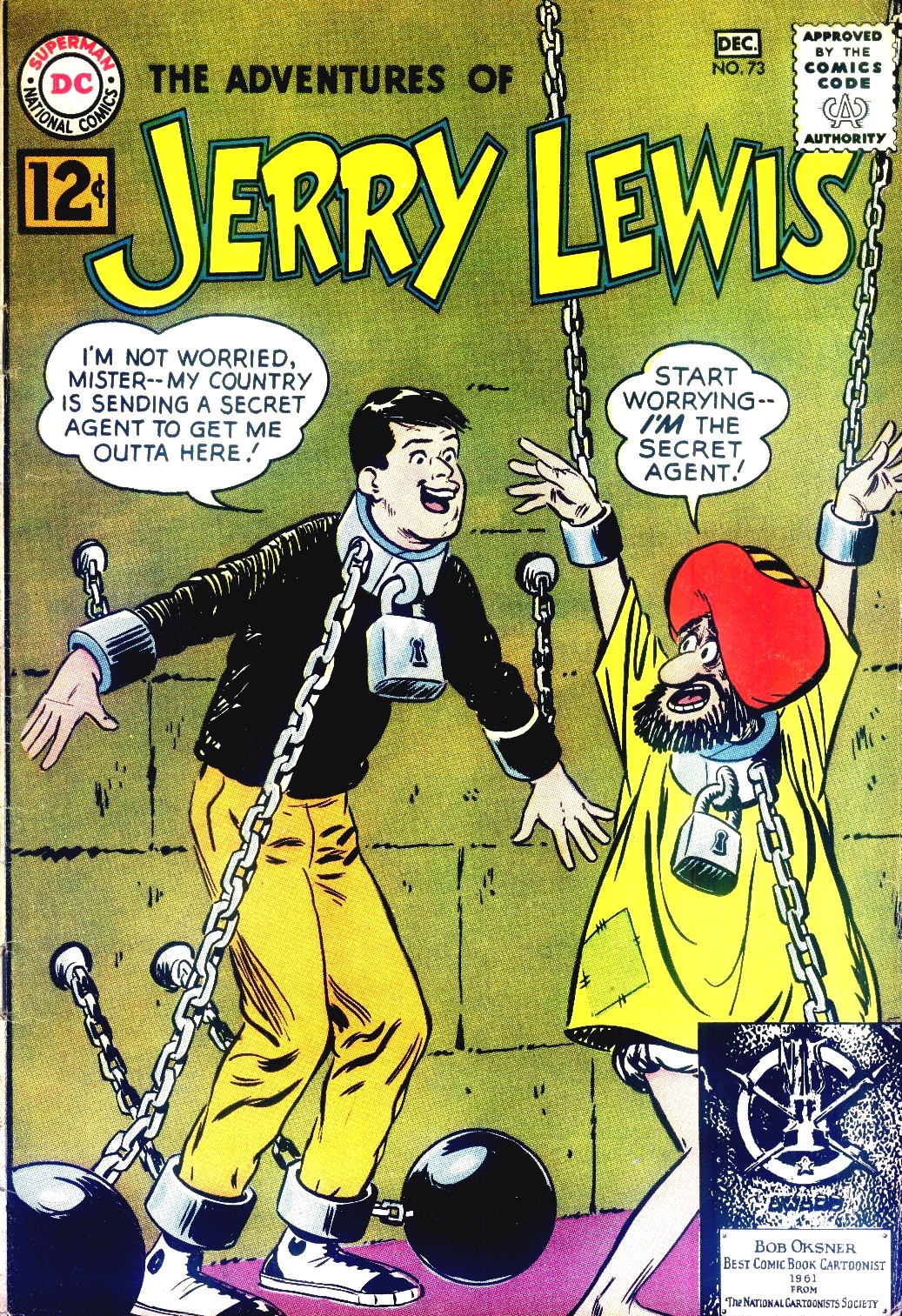 Read online The Adventures of Jerry Lewis comic -  Issue #73 - 1