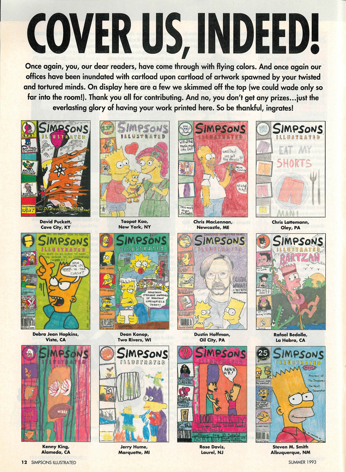 Read online Simpsons Illustrated (1991) comic -  Issue #9 - 14