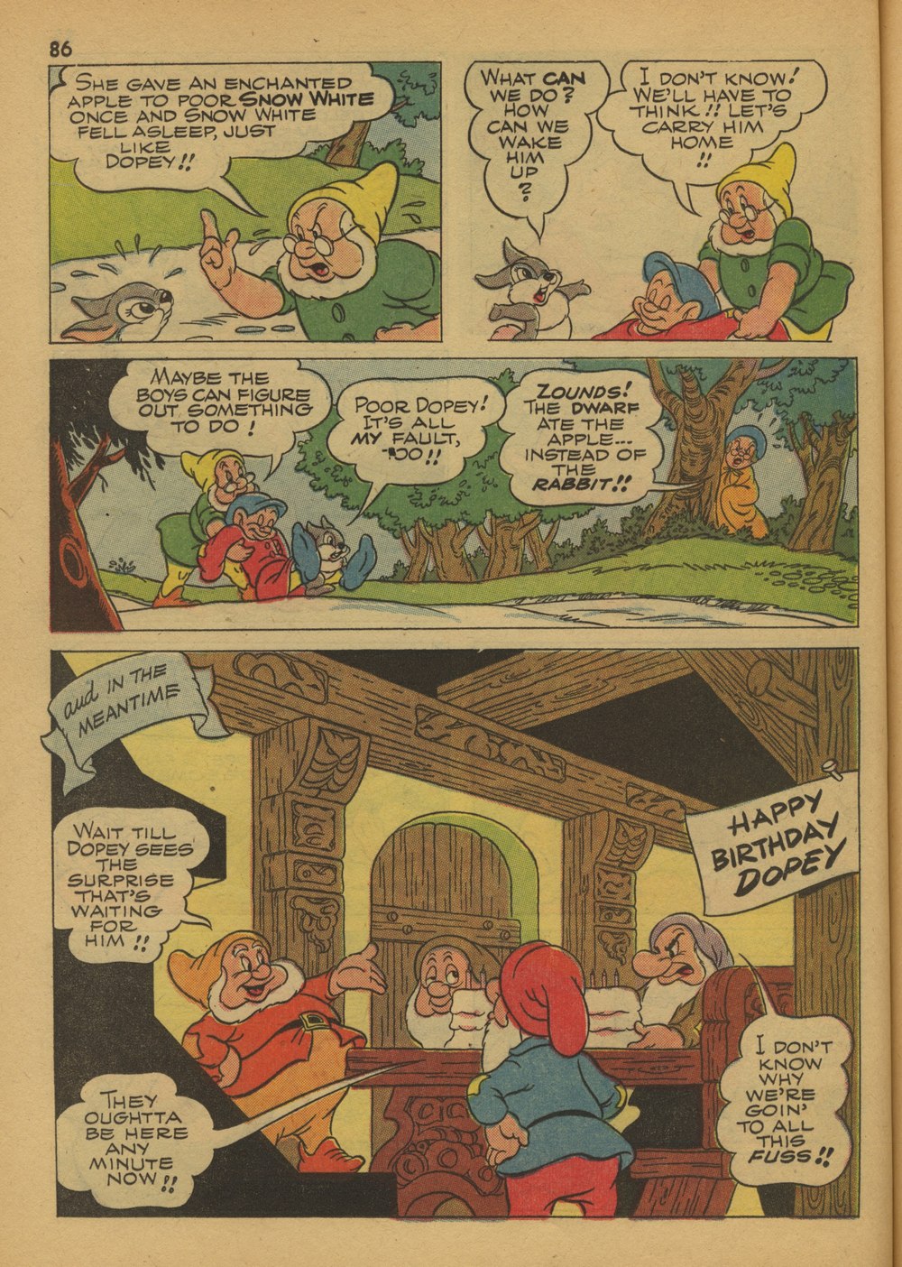 Read online Walt Disney's Silly Symphonies comic -  Issue #6 - 88