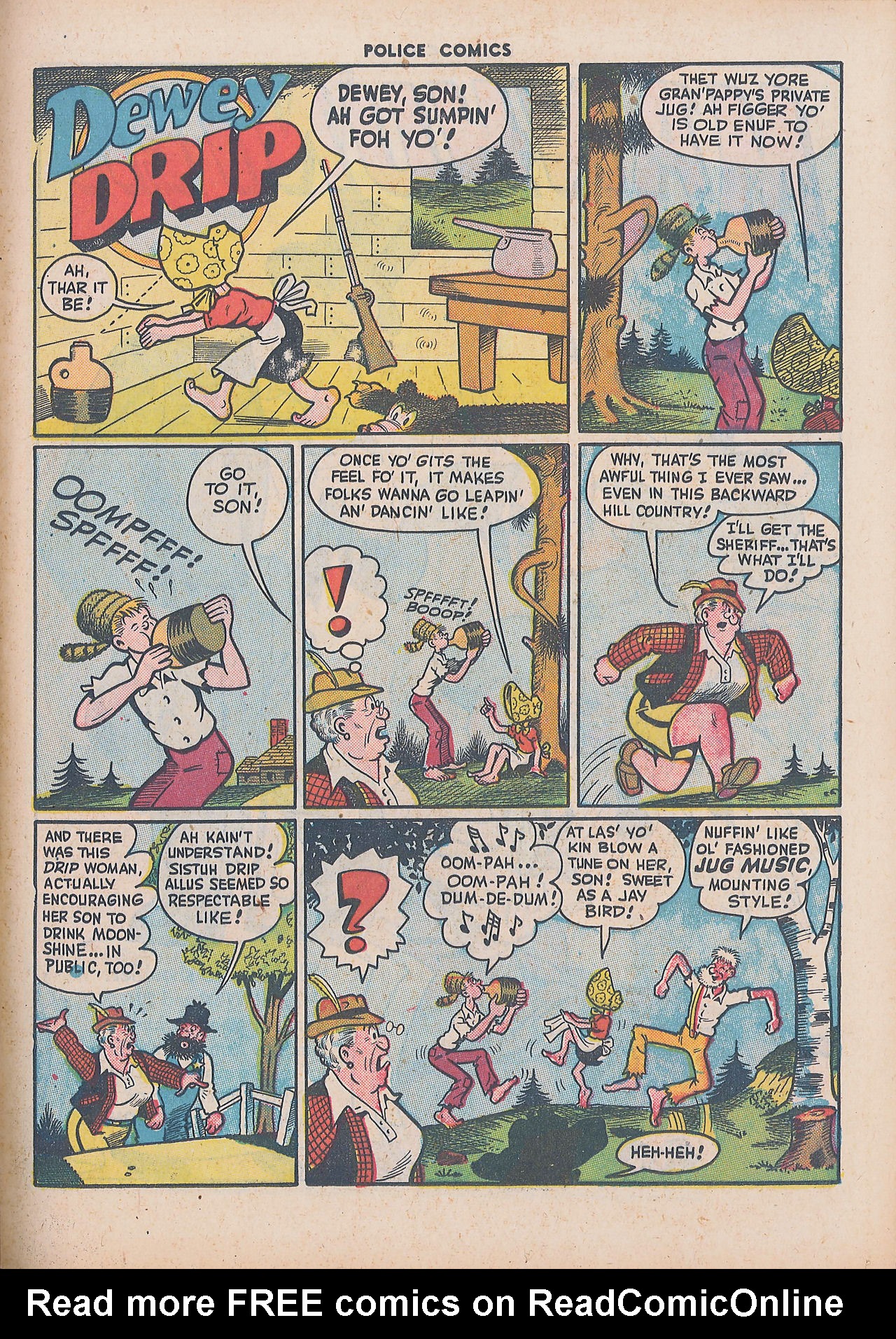 Read online Police Comics comic -  Issue #60 - 37