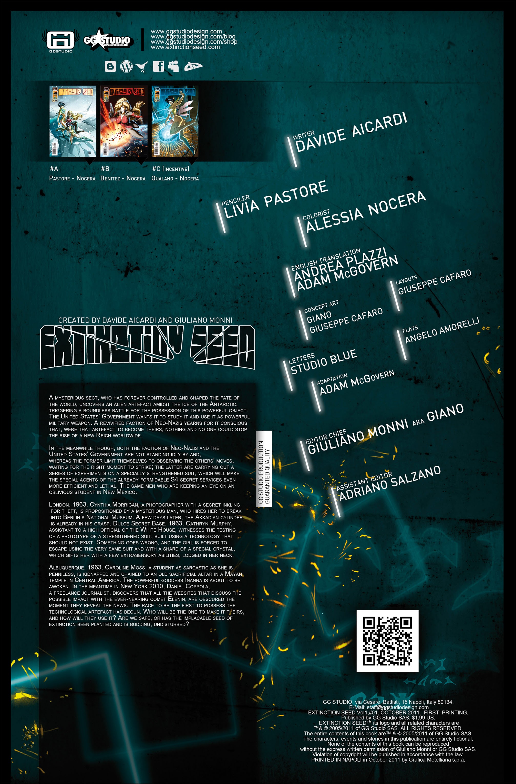 Read online Extinction Seed comic -  Issue #1 - 2