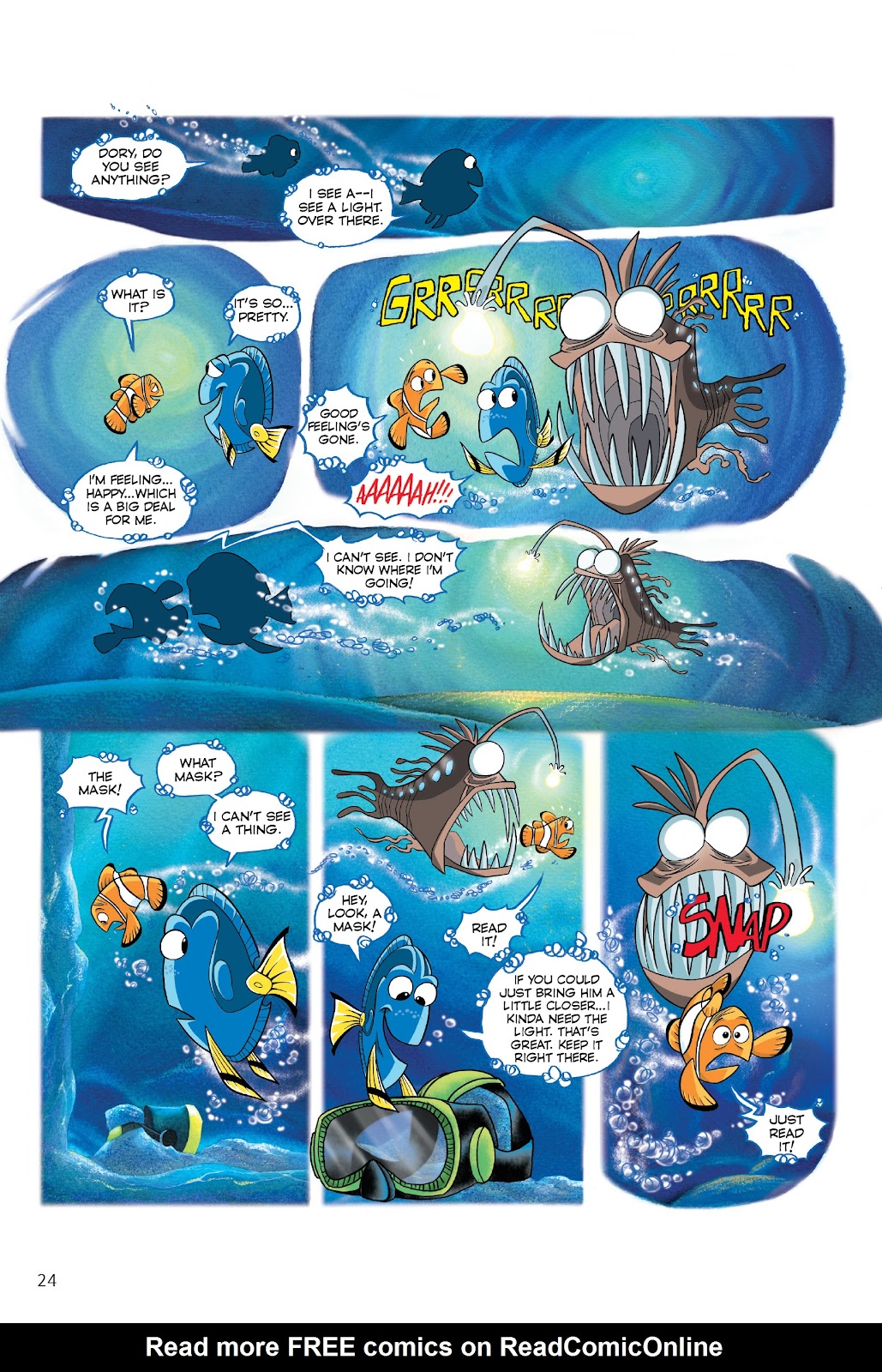 Disney/PIXAR Finding Nemo and Finding Dory: The Story of the Movies in Comics issue TPB - Page 24
