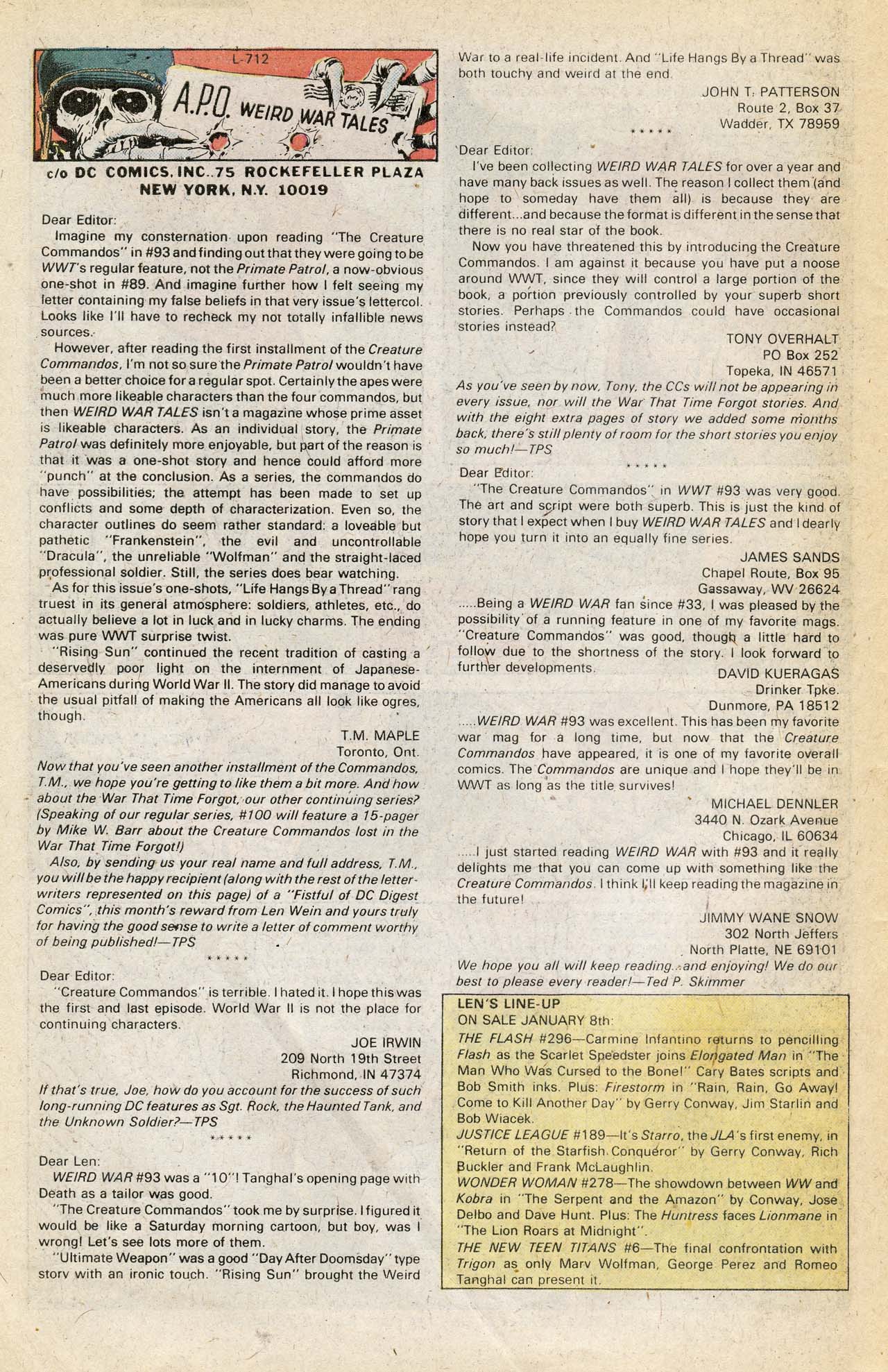 Read online Weird War Tales (1971) comic -  Issue #98 - 34