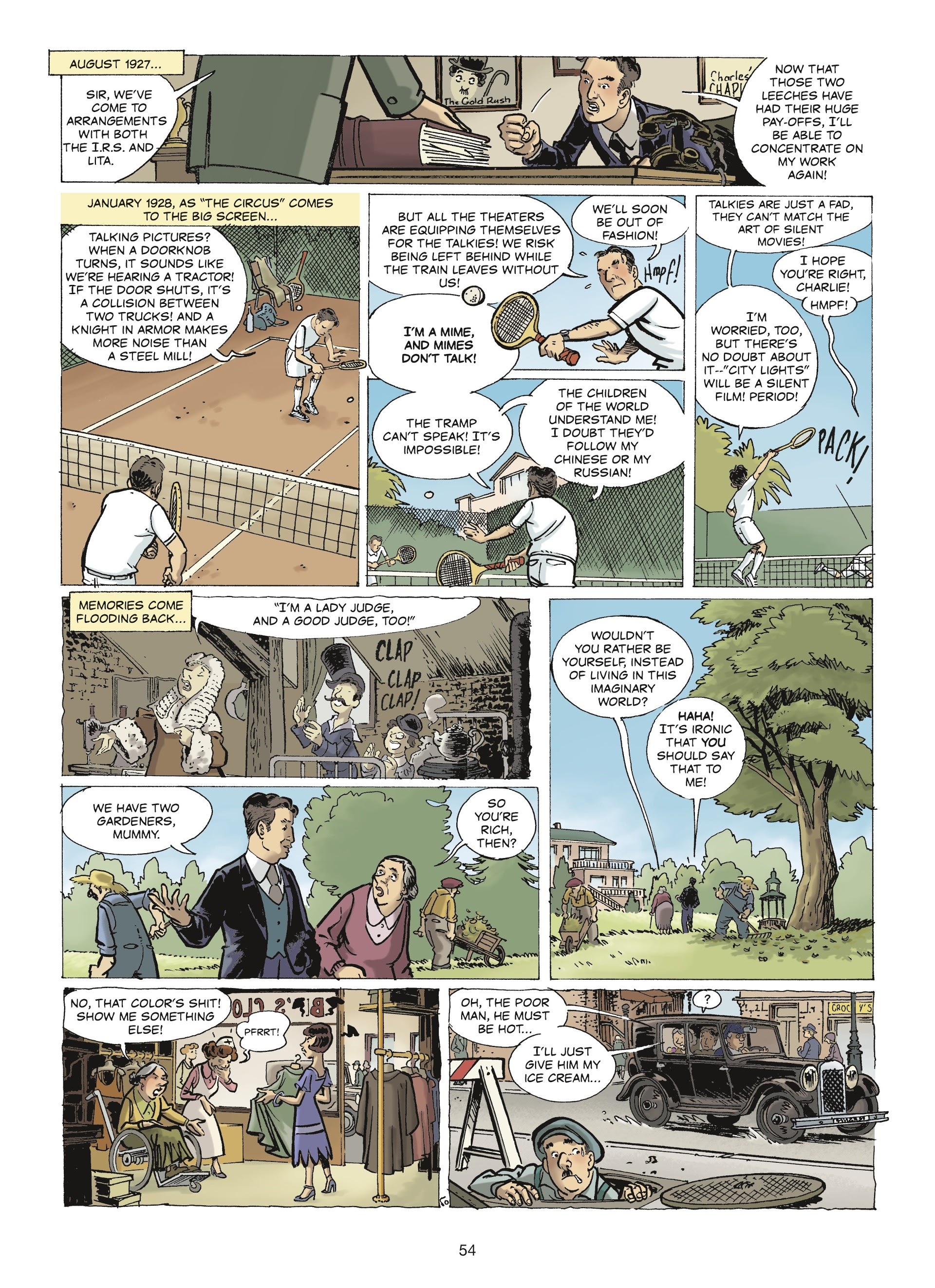 Read online The Stars of History: Charlie Chaplin comic -  Issue # TPB - 52