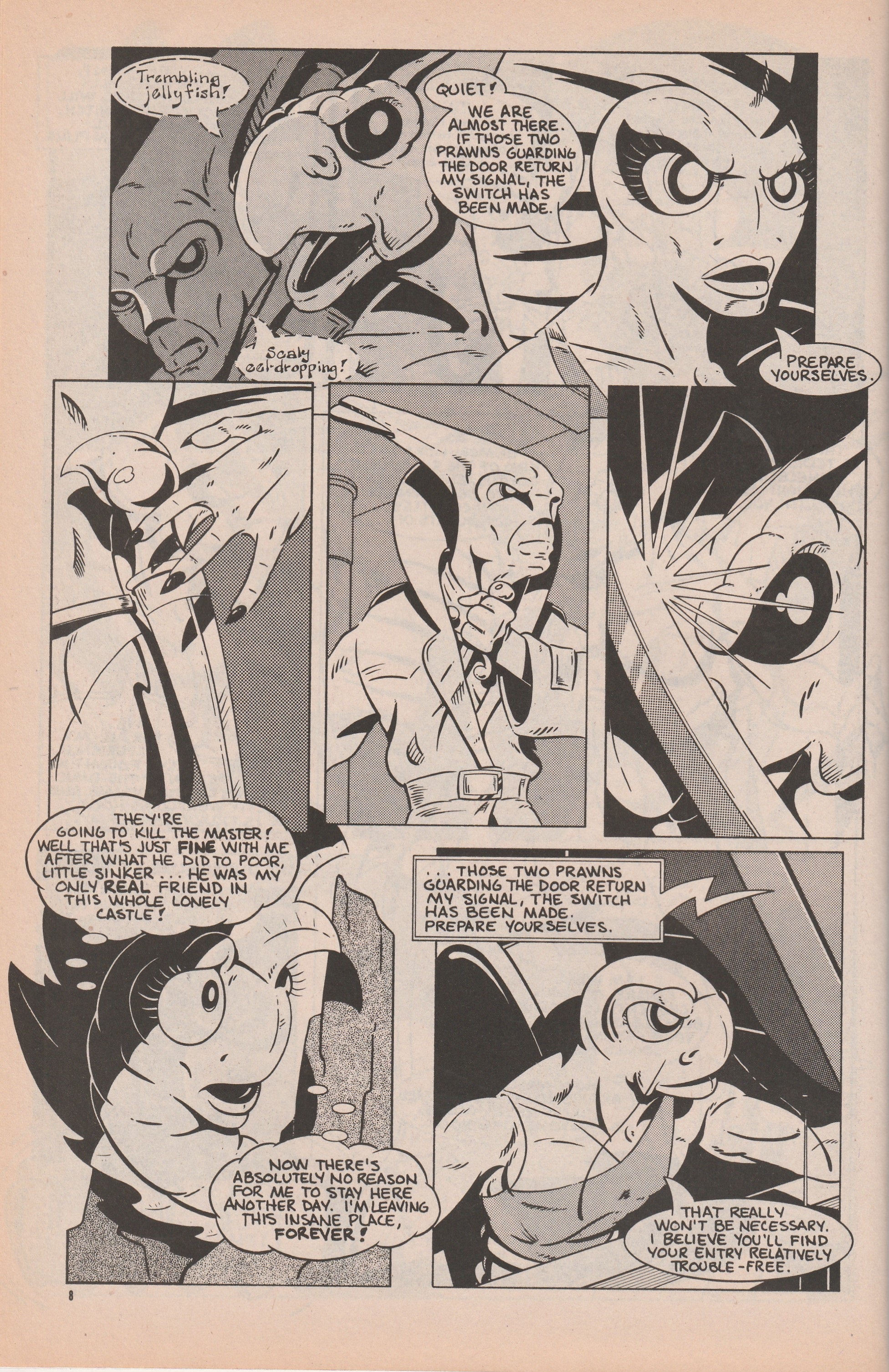 Read online The Fish Police comic -  Issue #9 - 10