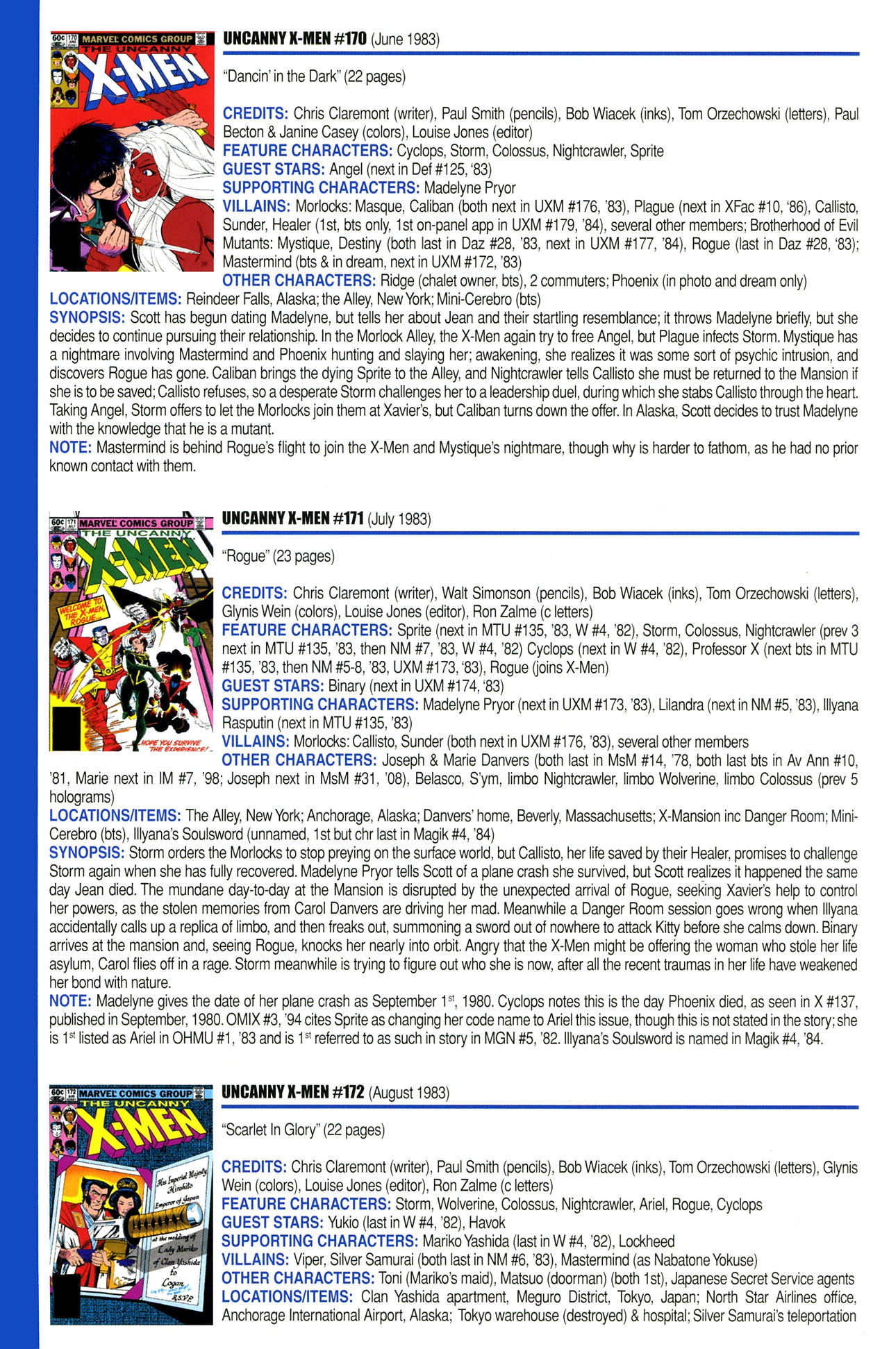 Read online Official Index to the Marvel Universe comic -  Issue #4 - 56