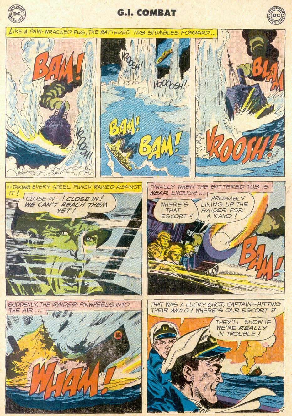 Read online G.I. Combat (1952) comic -  Issue #66 - 22