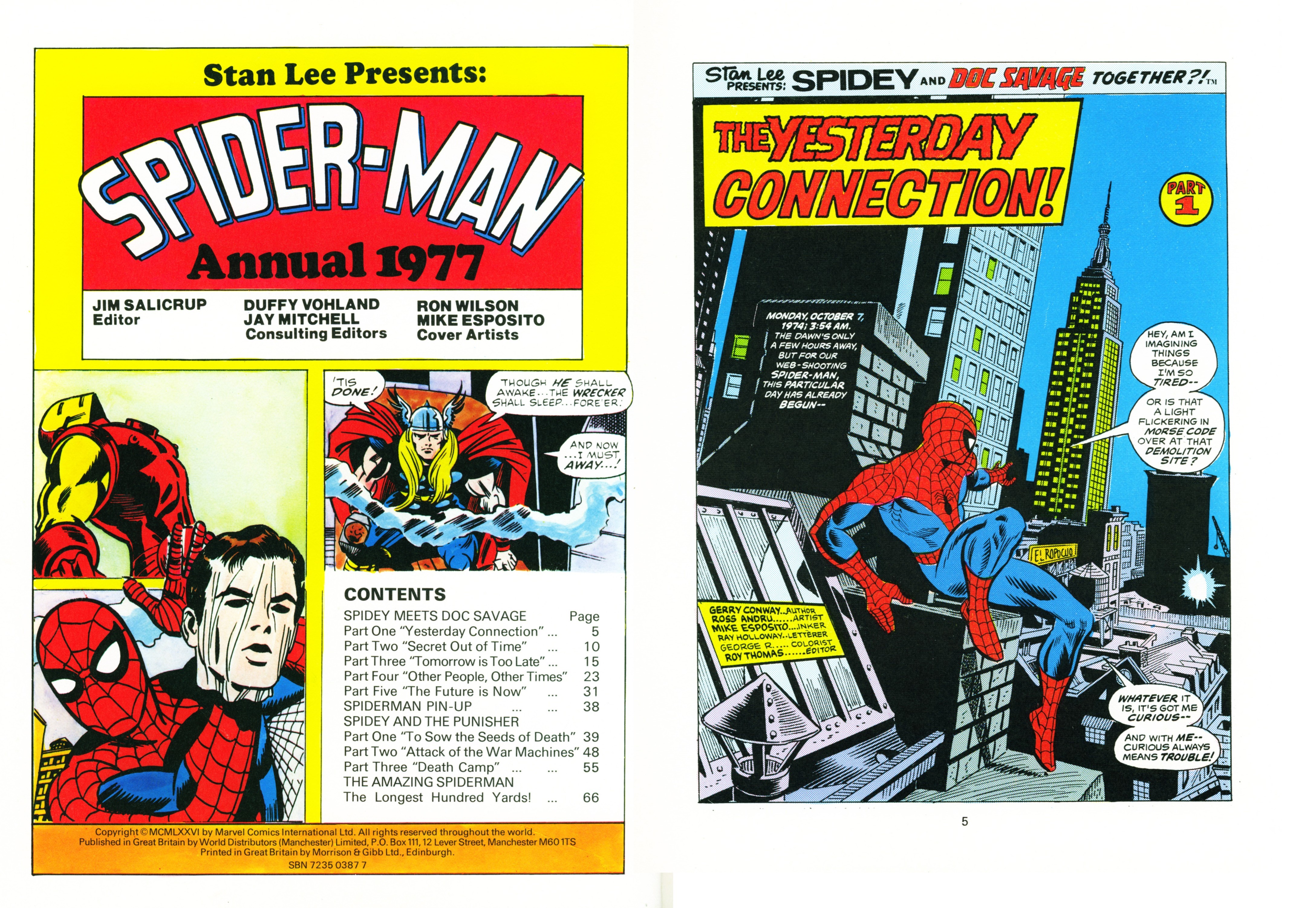 Read online Spider-Man Annual (1974) comic -  Issue #1977 - 3