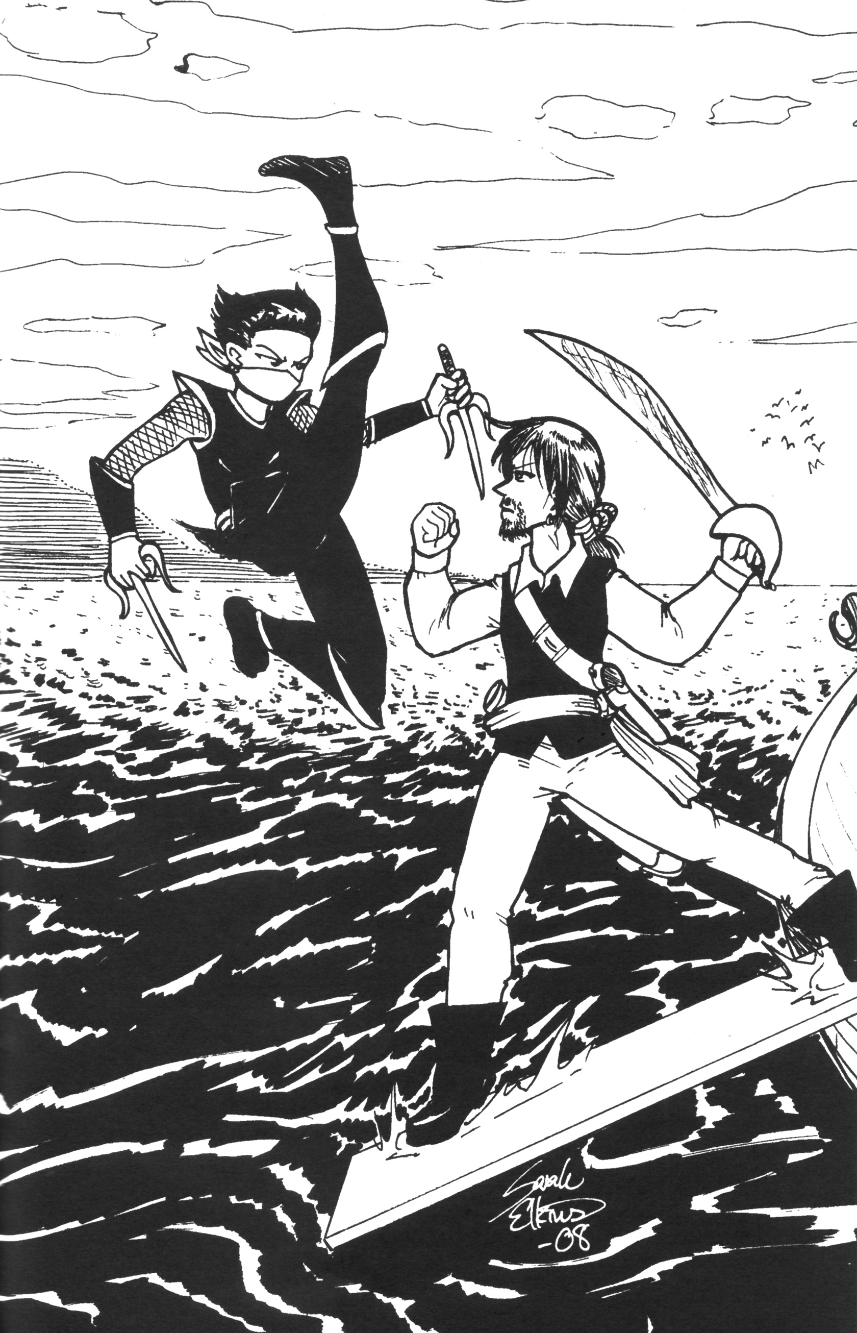 Read online Pirates vs. Ninjas comic -  Issue # _Annual 1 - 25