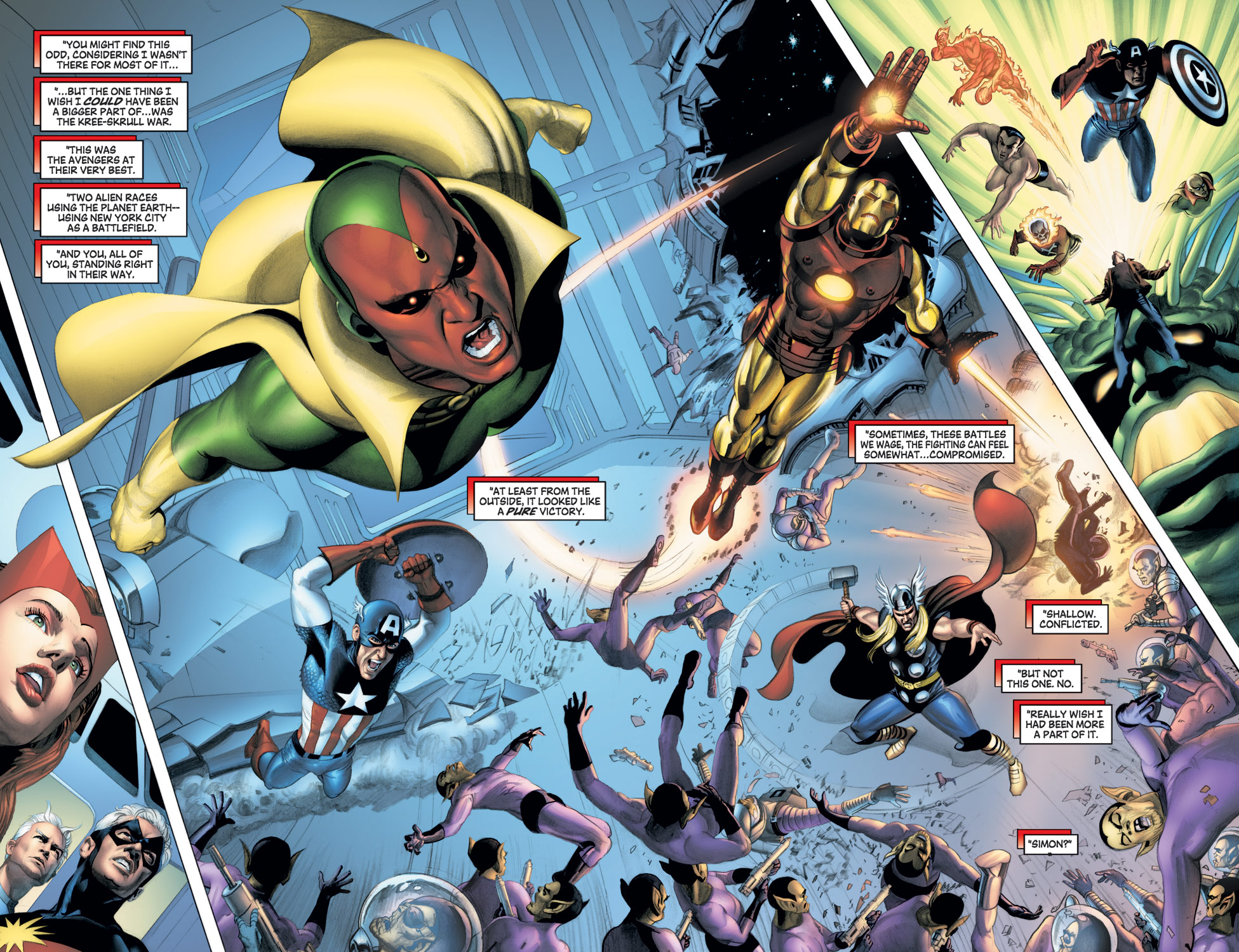 Read online Avengers Disassembled comic -  Issue #5 - 17