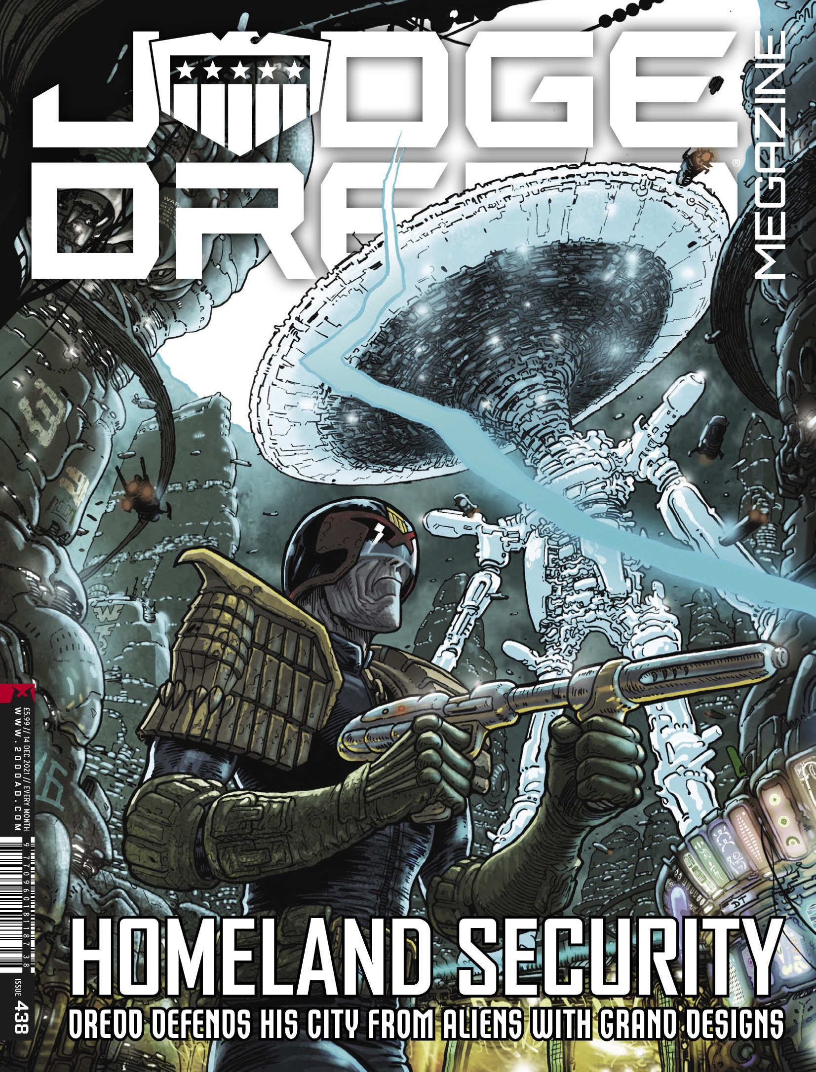 Read online Judge Dredd Megazine (Vol. 5) comic -  Issue #438 - 1