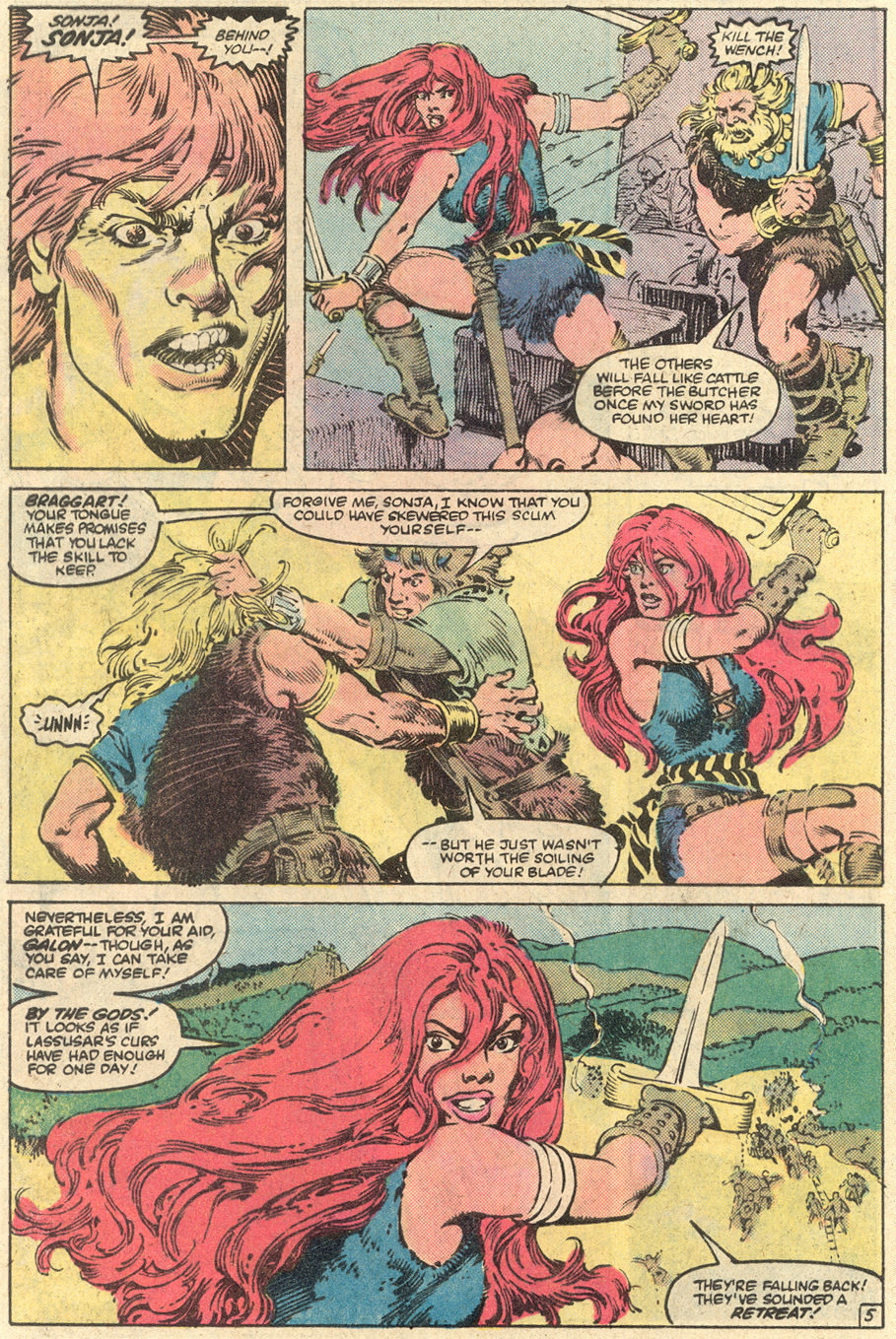Read online Red Sonja (3rd Series) comic -  Issue #3 - 5