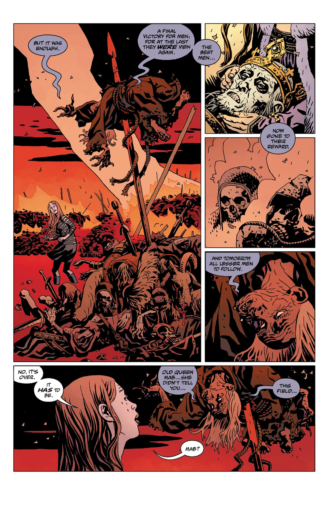 Read online Hellboy: The Storm And The Fury comic -  Issue # TPB - 135