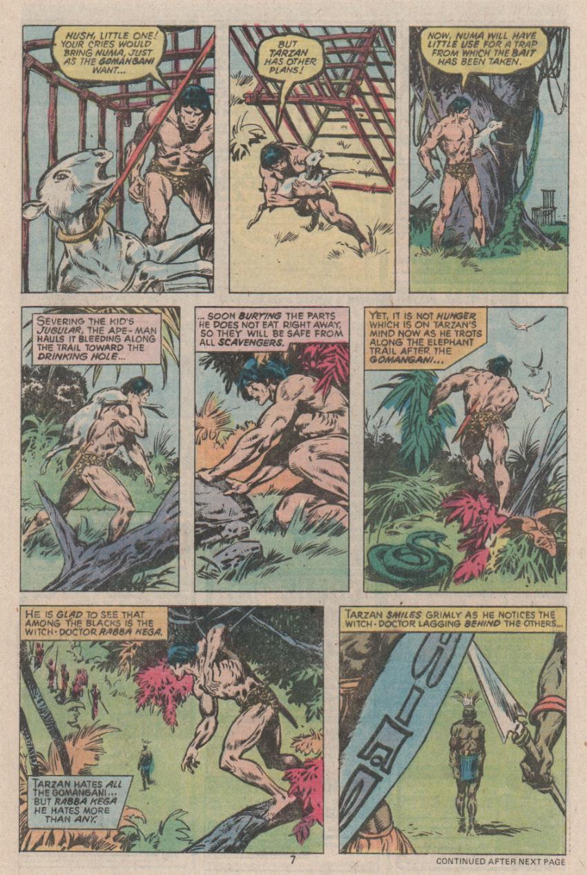 Read online Tarzan (1977) comic -  Issue #13 - 6