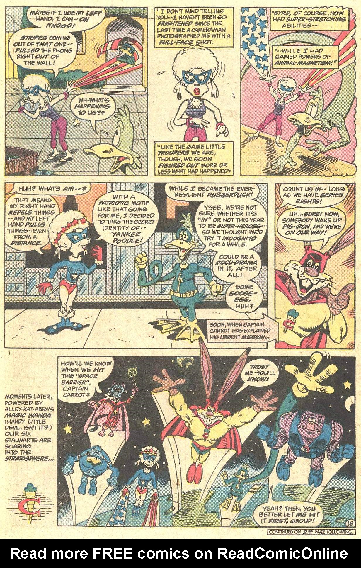 Read online Captain Carrot and His Amazing Zoo Crew! comic -  Issue #1 - 19