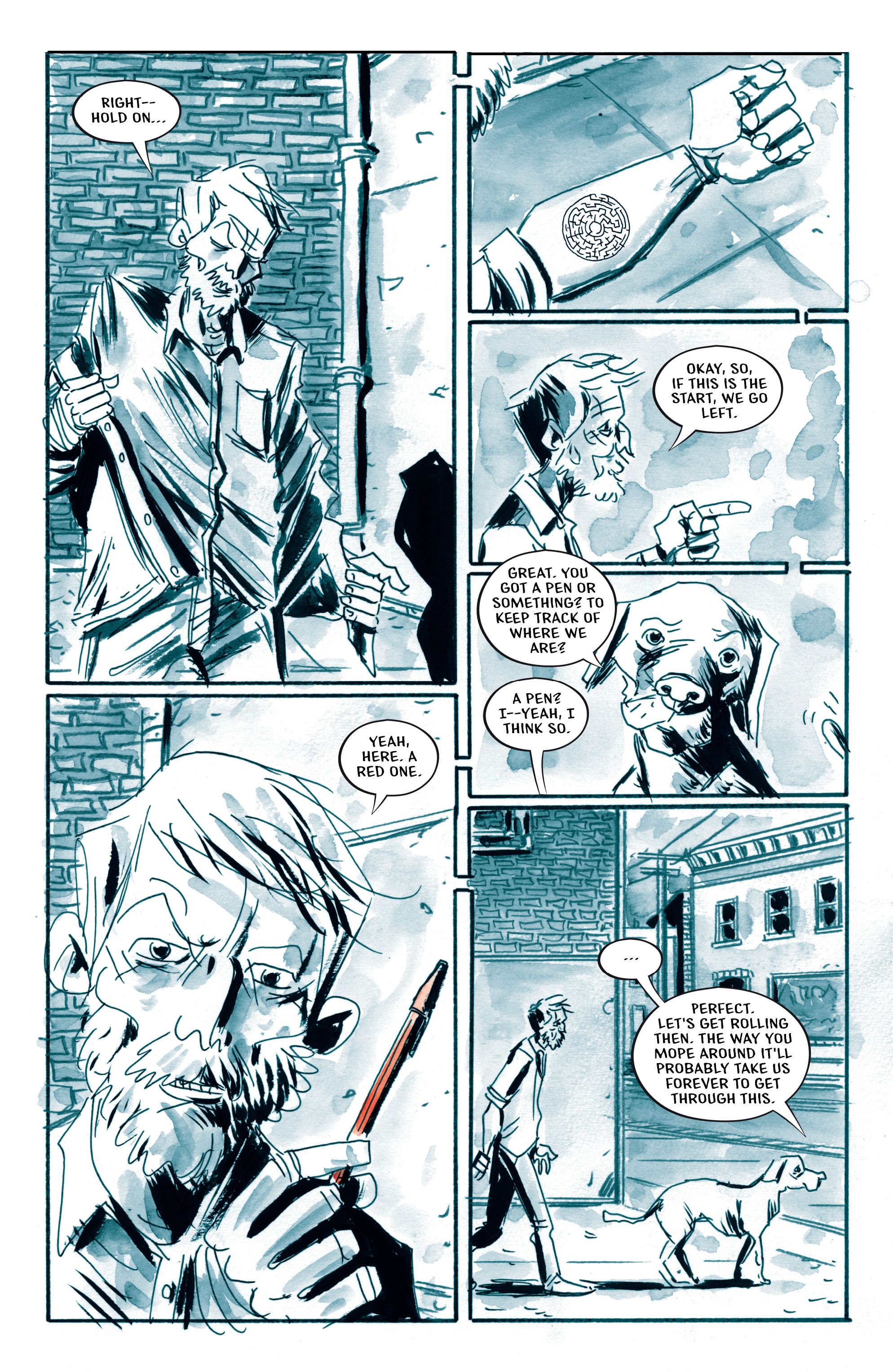 Read online Mazebook comic -  Issue #4 - 5