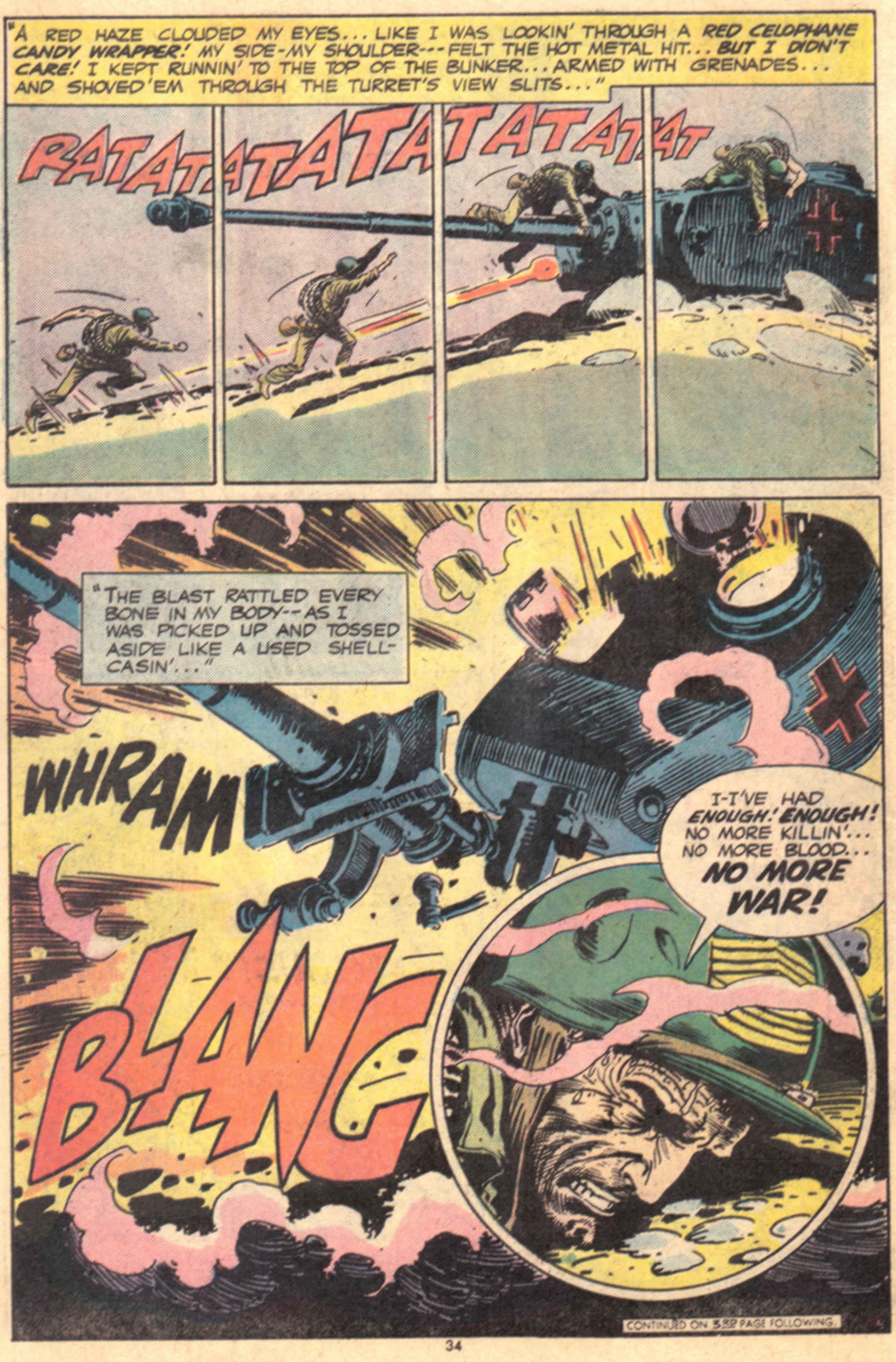 Read online Our Army at War (1952) comic -  Issue #269 - 34