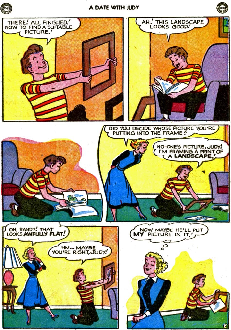 Read online A Date with Judy comic -  Issue #16 - 17