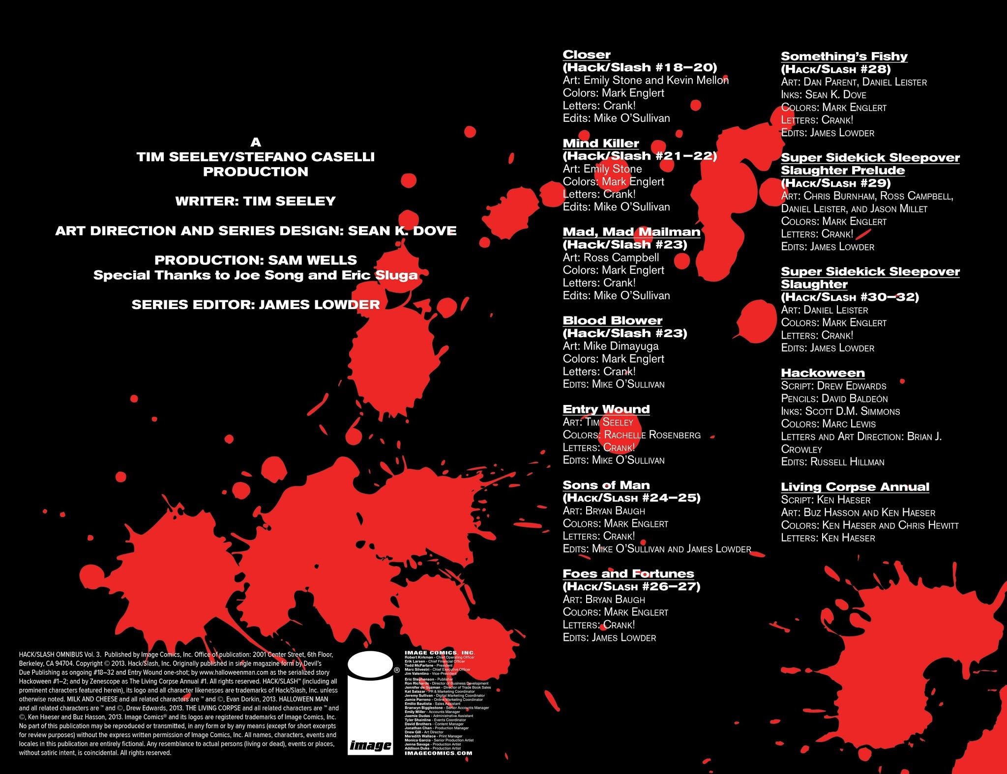 Read online Hack/Slash Omnibus comic -  Issue # TPB 3 (Part 1) - 3