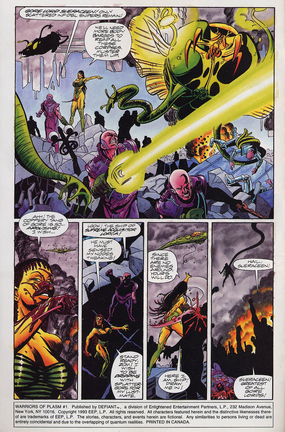 Read online Warriors of Plasm comic -  Issue #1 - 5