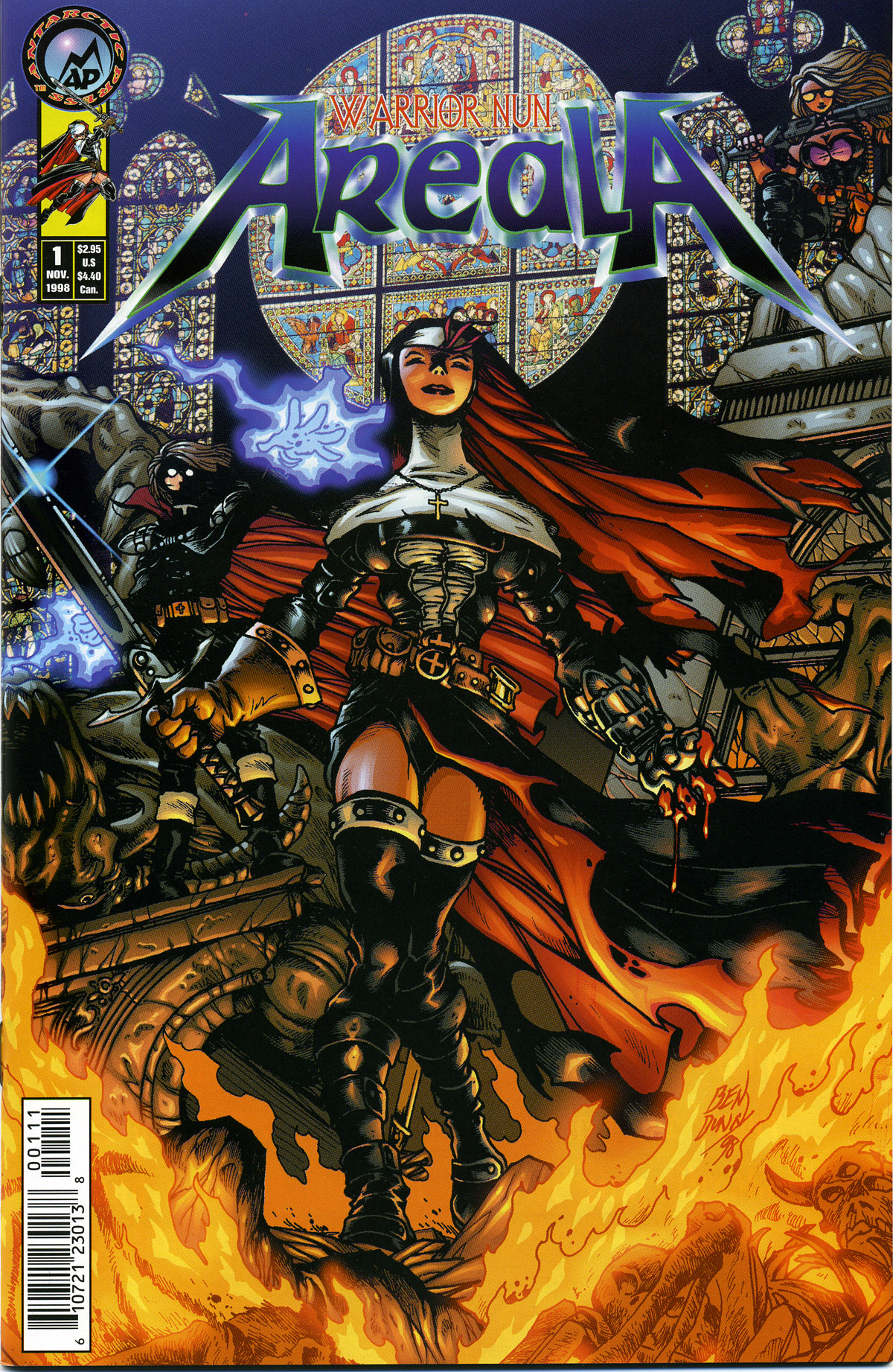 Read online Warrior Nun Areala: Resurrection comic -  Issue #1 - 1