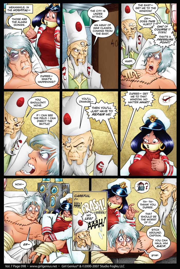 Read online Girl Genius (2002) comic -  Issue #7 - 98