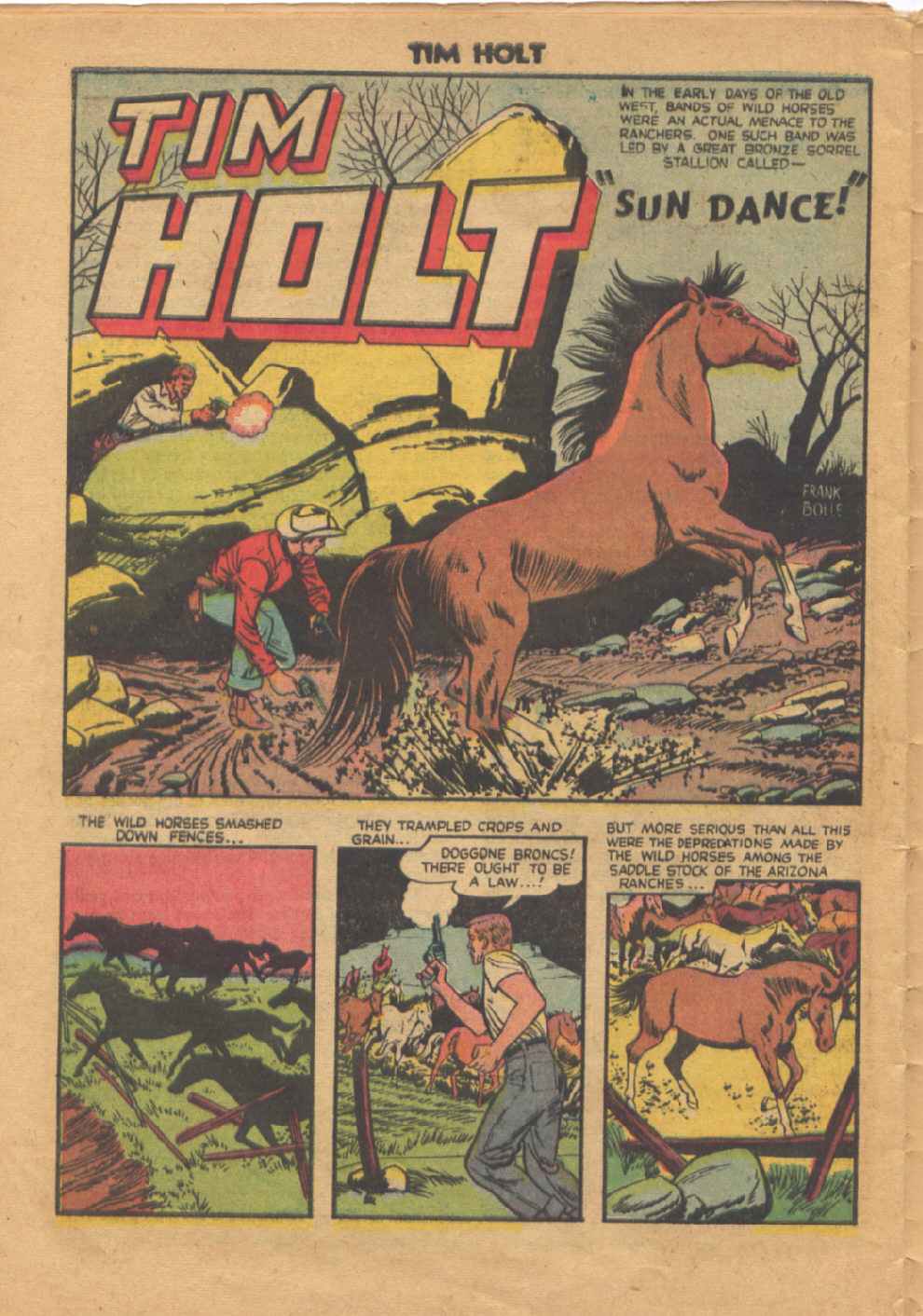 Read online Tim Holt comic -  Issue #28 - 28