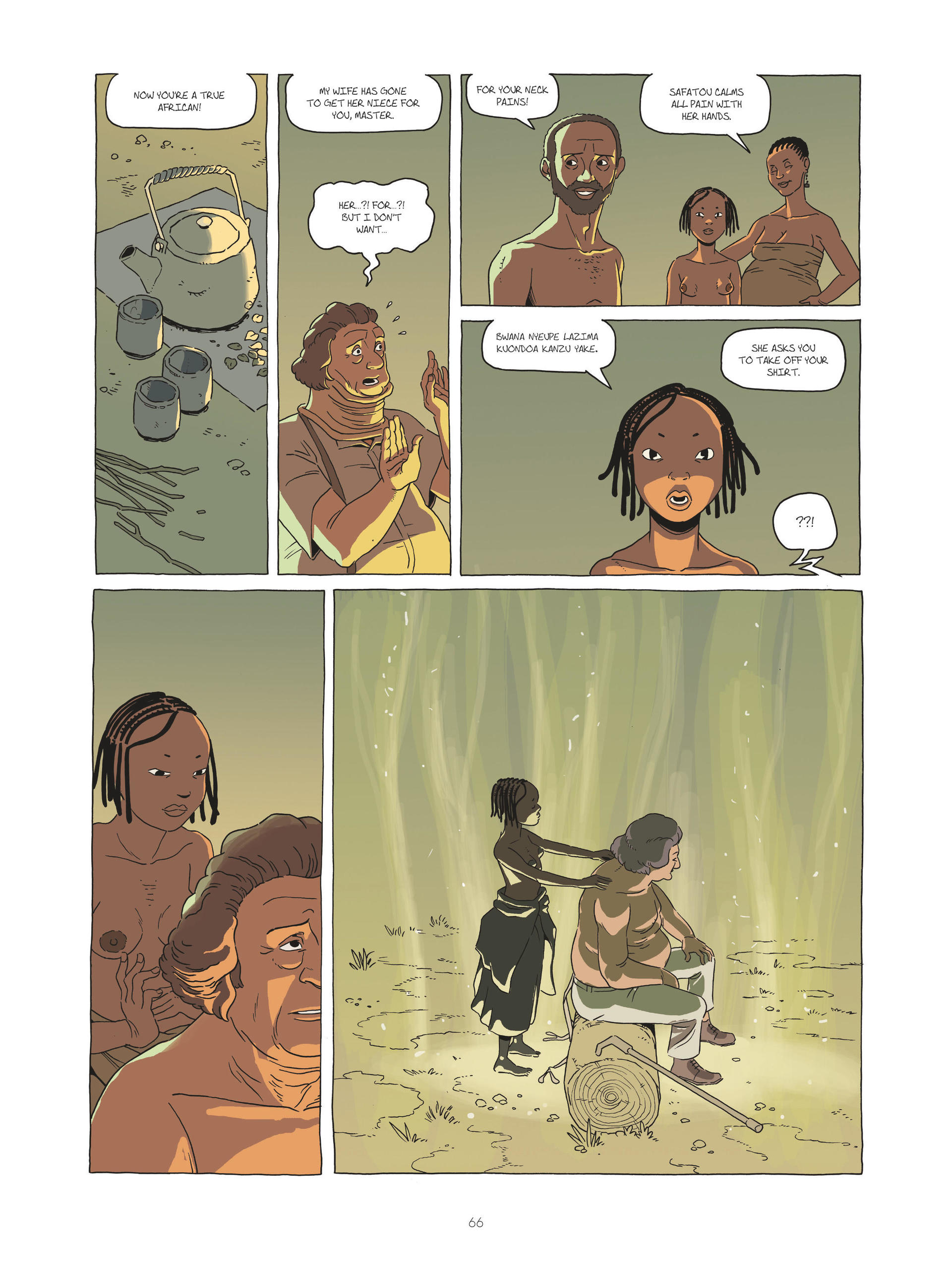 Read online Zidrou-Beuchot's African Trilogy comic -  Issue # TPB 2 - 66