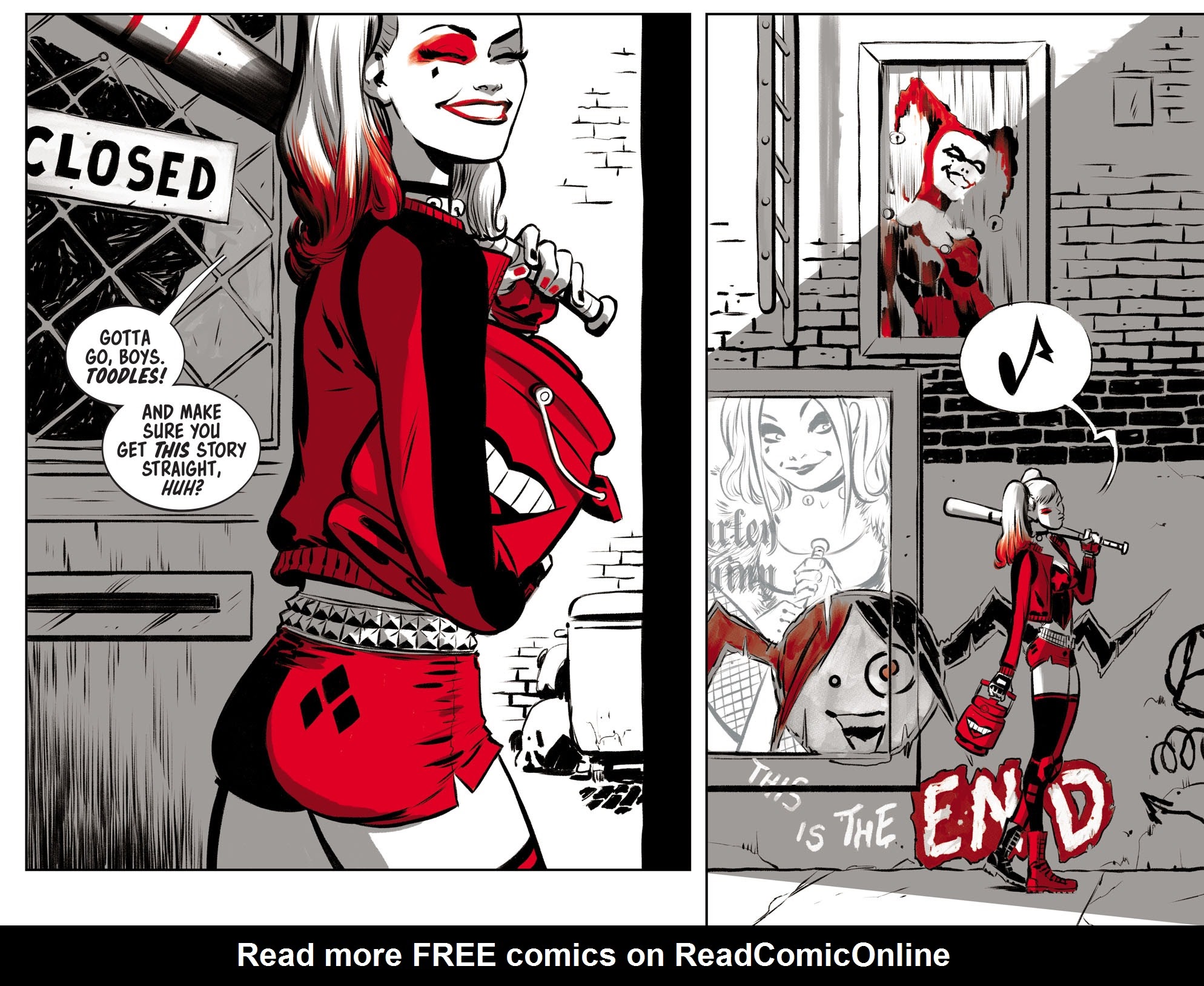Read online Harley Quinn Black   White   Red comic -  Issue #3 - 23